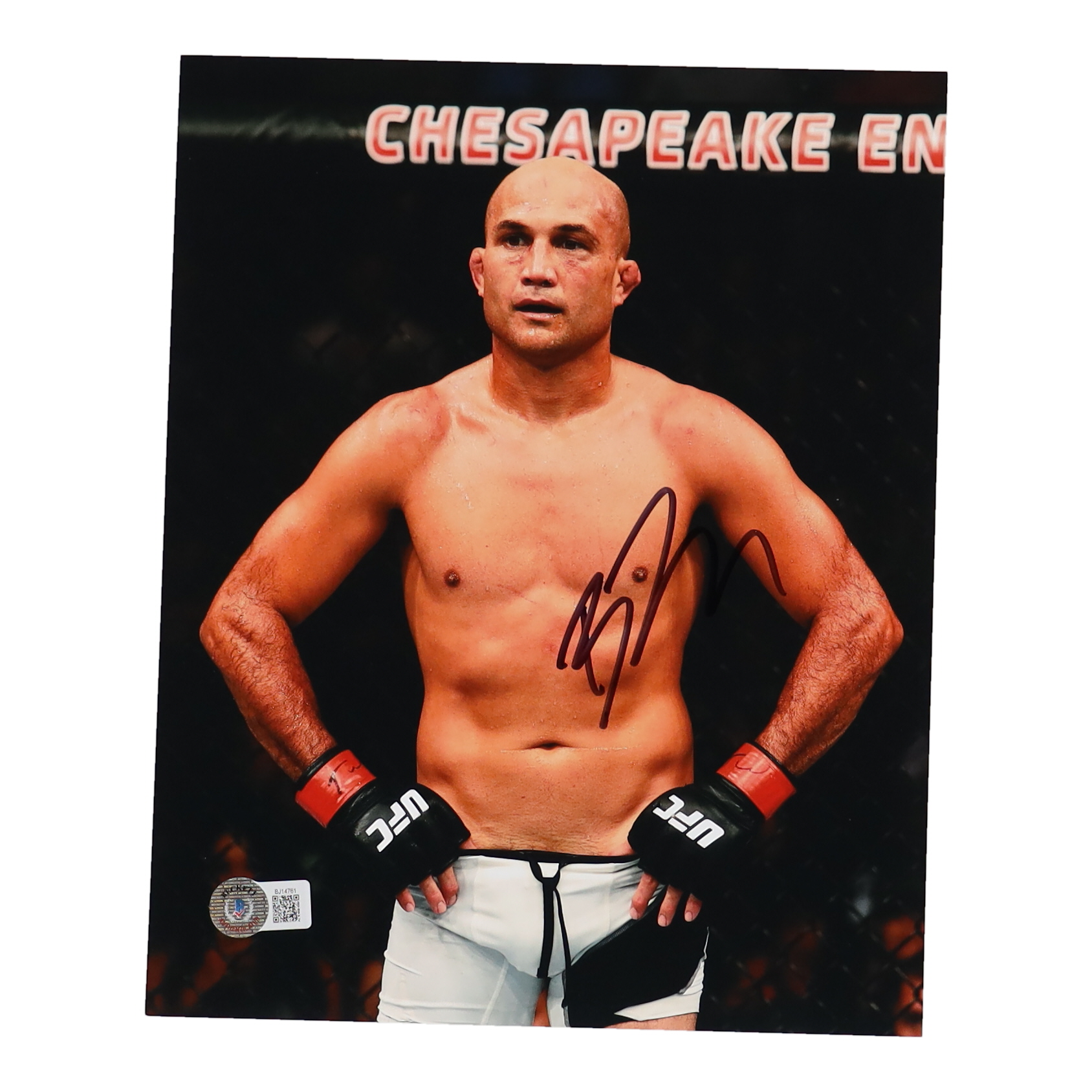 B.J. Penn Signed UFC 8x10 Photo (Beckett) at PristineAuction.com B.J. Penn Signed UFC 8x10 Photo (Beckett) at PristineAuction.com