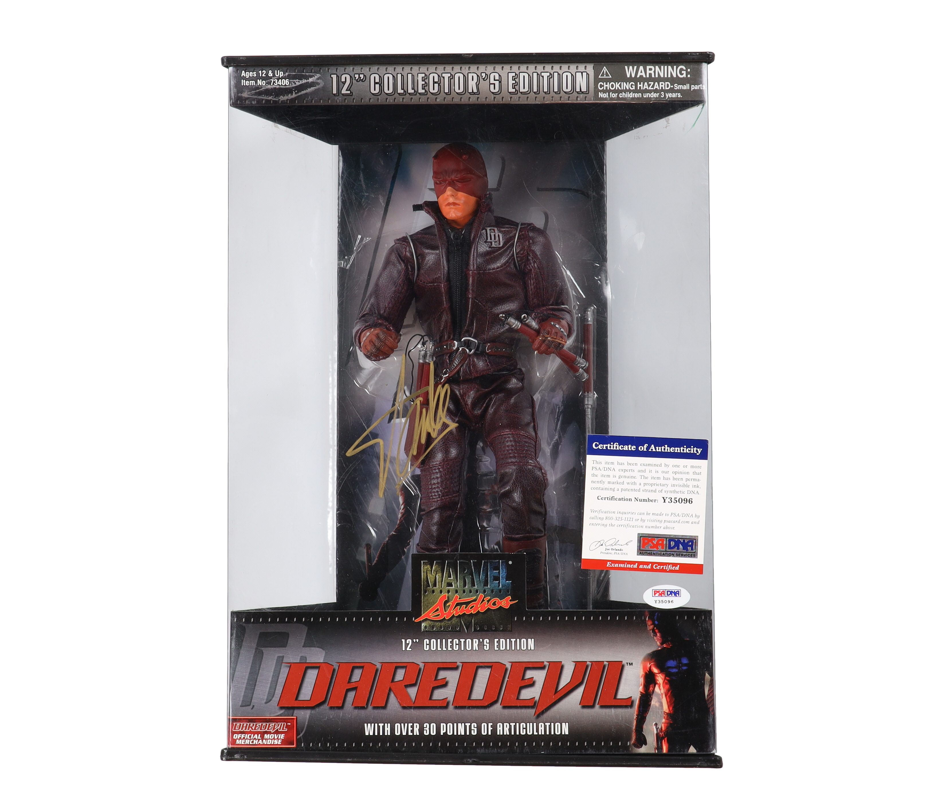 Stan Lee Signed Marvel Studios "Daredevil" 12" Vinyl Figure (PSA) at PristineAuction.com Stan Lee Signed Marvel Studios "Daredevil" 12" Vinyl Figure (PSA) at PristineAuction.com