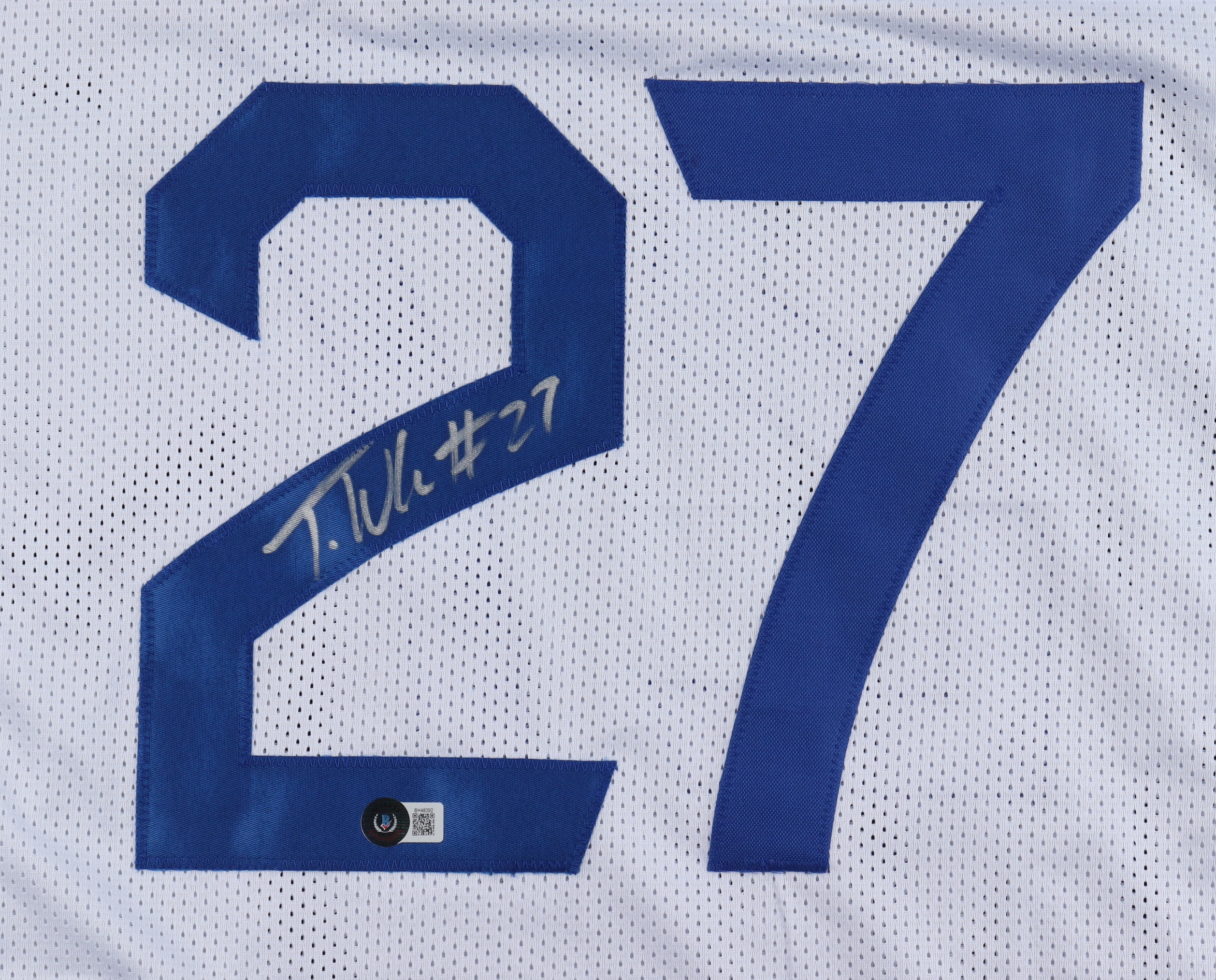 Tariq Woolen Signed Jersey (Beckett) at PristineAuction.com Tariq Woolen Signed Jersey (Beckett) at PristineAuction.com