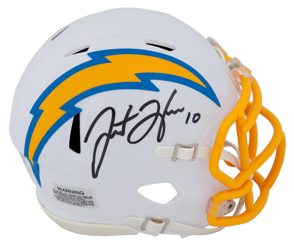 Justin Herbert Signed Chargers Speed Mini Helmet (Fanatics) at PristineAuction.com Justin Herbert Signed Chargers Speed Mini Helmet (Fanatics) at PristineAuction.com