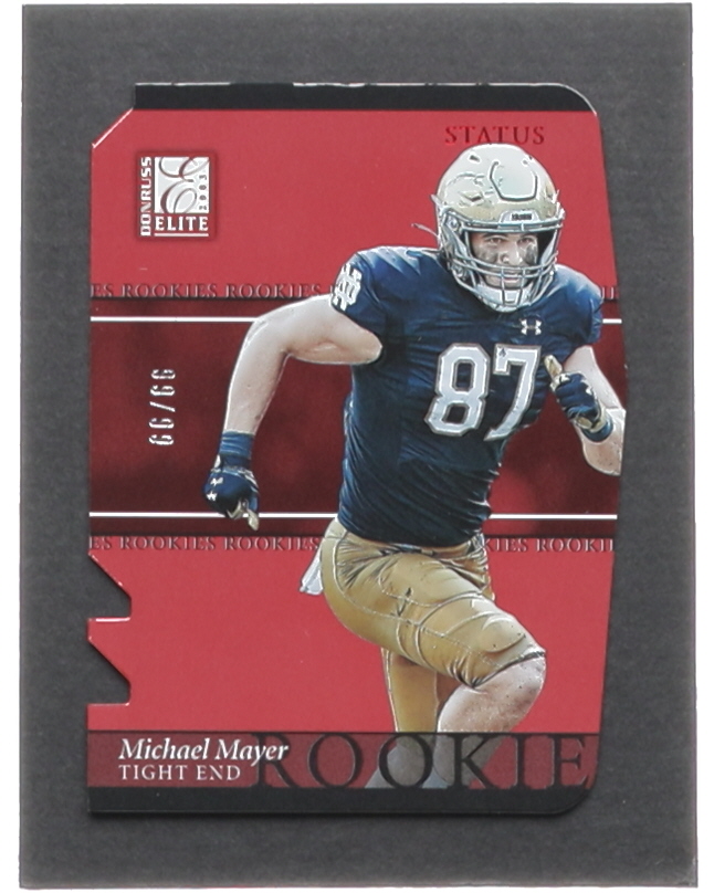 Michael Mayer 2023 Elite '03 Elite Rookies Status Die Cut #22 #99/99 RC at PristineAuction.com Michael Mayer 2023 Elite '03 Elite Rookies Status Die Cut #22 #99/99 RC at PristineAuction.com