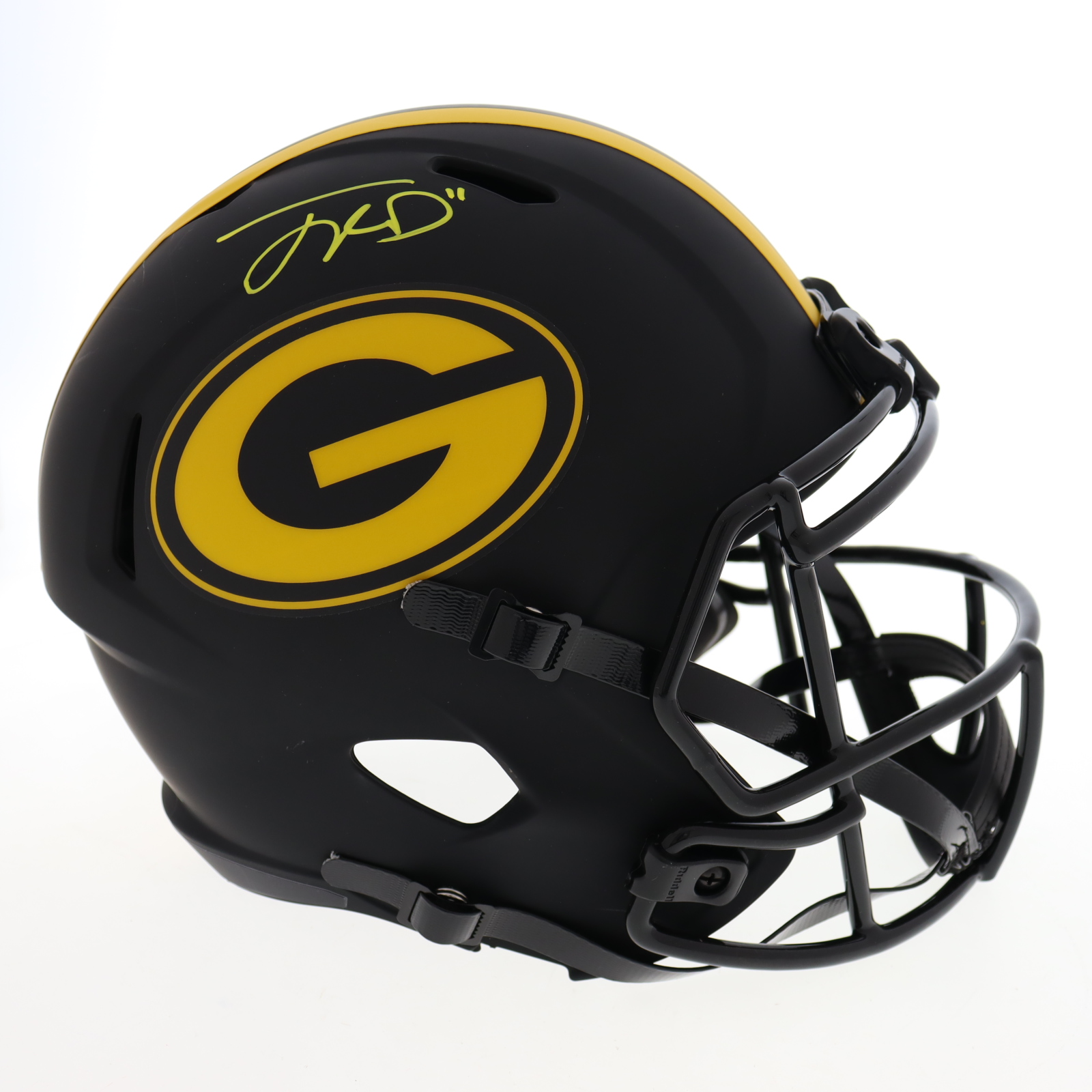 Jayden Reed Signed Packers Full-Size Eclipse Alternate Speed Helmet (Beckett) at PristineAuction.com Jayden Reed Signed Packers Full-Size Eclipse Alternate Speed Helmet (Beckett) at PristineAuction.com