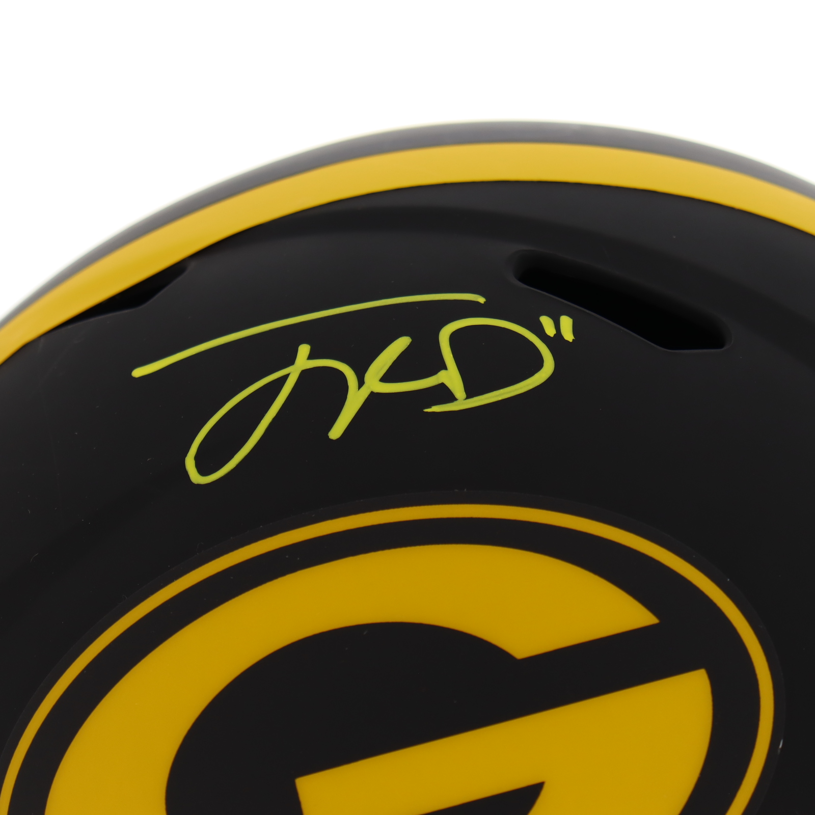 Jayden Reed Signed Packers Full-Size Eclipse Alternate Speed Helmet (Beckett) at PristineAuction.com Jayden Reed Signed Packers Full-Size Eclipse Alternate Speed Helmet (Beckett) at PristineAuction.com