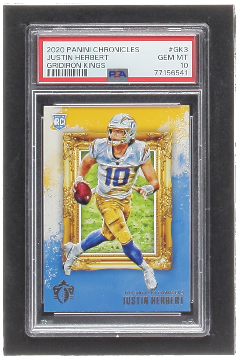Justin Herbert 2020 Gridiron Kings #3 RC (PSA 10) at PristineAuction.com Justin Herbert 2020 Gridiron Kings #3 RC (PSA 10) at PristineAuction.com