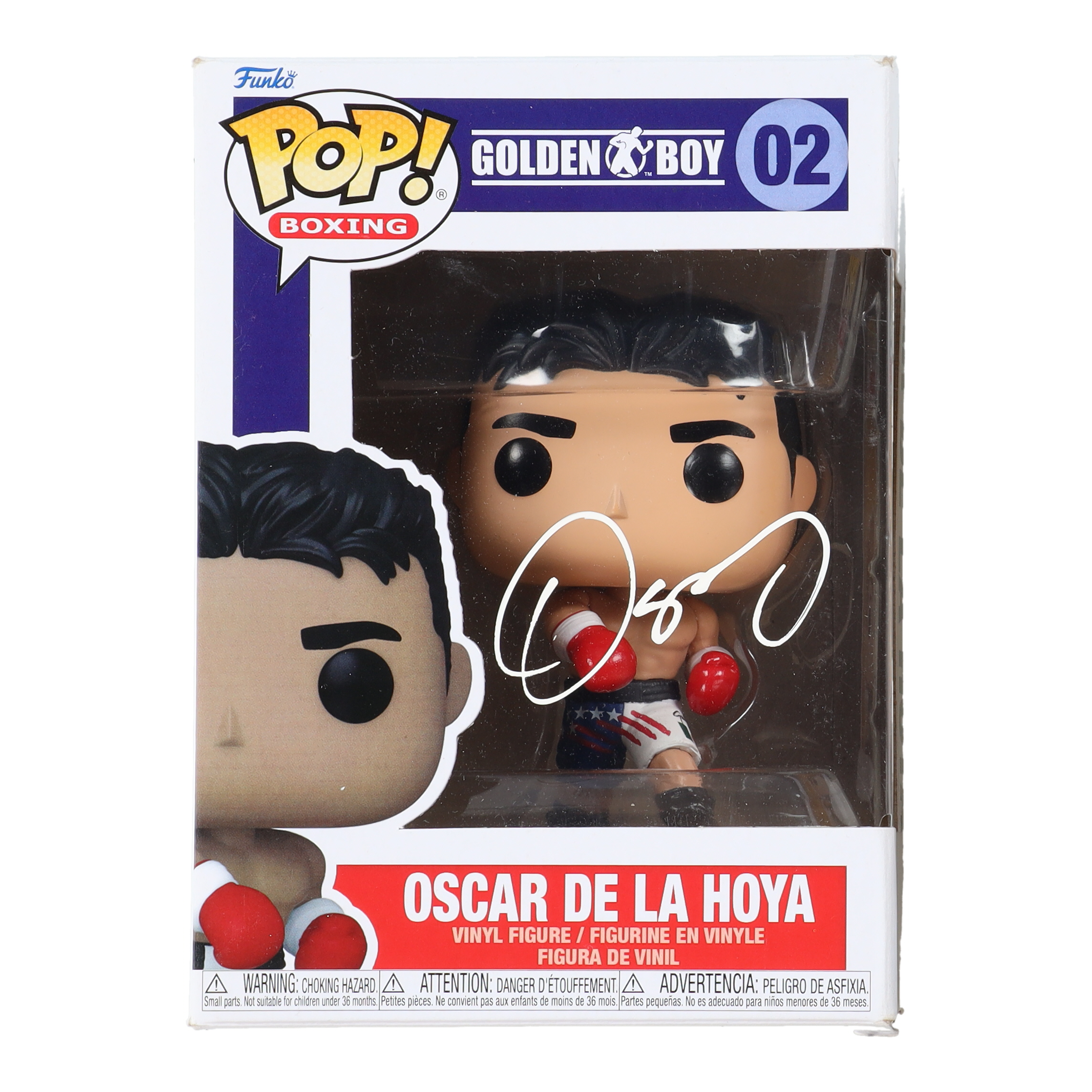 Oscar De La Hoya Signed "Golden Boy" #02 Funko Pop! Vinyl Figure (PSA) at PristineAuction.com Oscar De La Hoya Signed "Golden Boy" #02 Funko Pop! Vinyl Figure (PSA) at PristineAuction.com