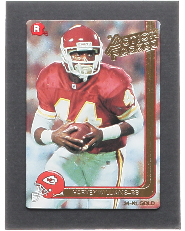 Harvey Williams 1991 Action Packed Rookie Update 24K Gold #20G at PristineAuction.com Harvey Williams 1991 Action Packed Rookie Update 24K Gold #20G at PristineAuction.com