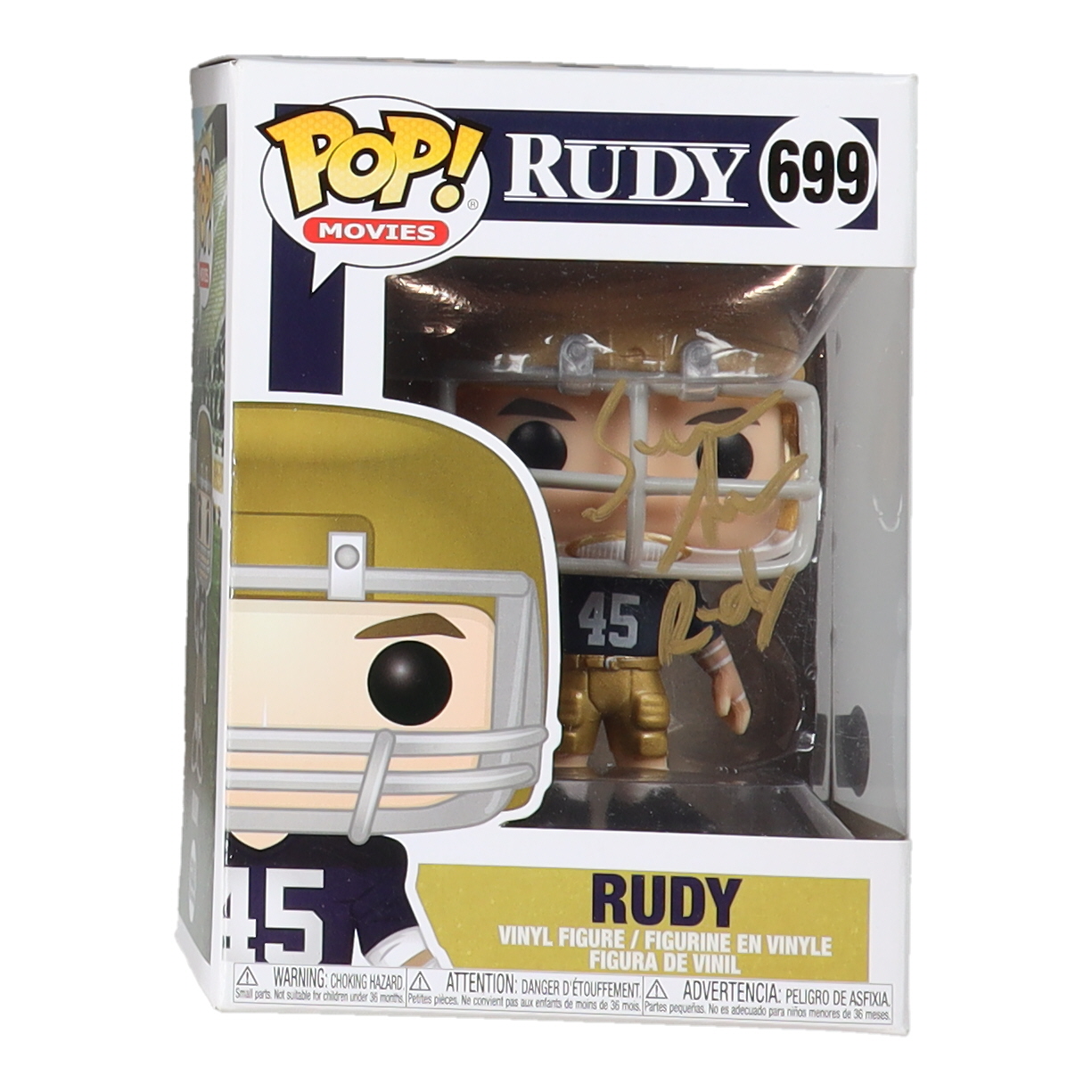 Sean Astin Signed "Rudy" #699 Rudy Funko Pop! Vinyl Figure Inscribed "Rudy" (Beckett) at PristineAuction.com Sean Astin Signed "Rudy" #699 Rudy Funko Pop! Vinyl Figure Inscribed "Rudy" (Beckett) at PristineAuction.com