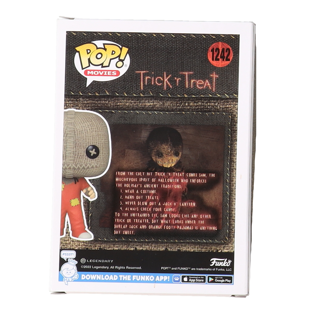 Quinn Lord Signed "Trick 'r Treat" #1242 Sam Funko Pop! Vinyl Figure Inscribed "Sam" (PSA) at PristineAuction.com Quinn Lord Signed "Trick 'r Treat" #1242 Sam Funko Pop! Vinyl Figure Inscribed "Sam" (PSA) at PristineAuction.com