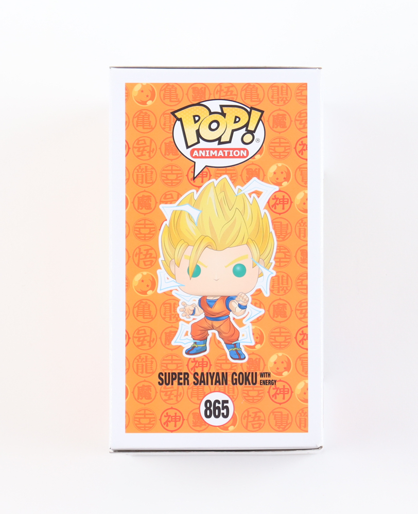 Mario Castaneda Signed "Dragon Ball Z" #865 Super Saiyan Goku with Energy Funko Pop! Vinyl Figure Inscribed "Goku" (JSA) at PristineAuction.com Mario Castaneda Signed "Dragon Ball Z" #865 Super Saiyan Goku with Energy Funko Pop! Vinyl Figure Inscribed "Goku" (JSA) at PristineAuction.com