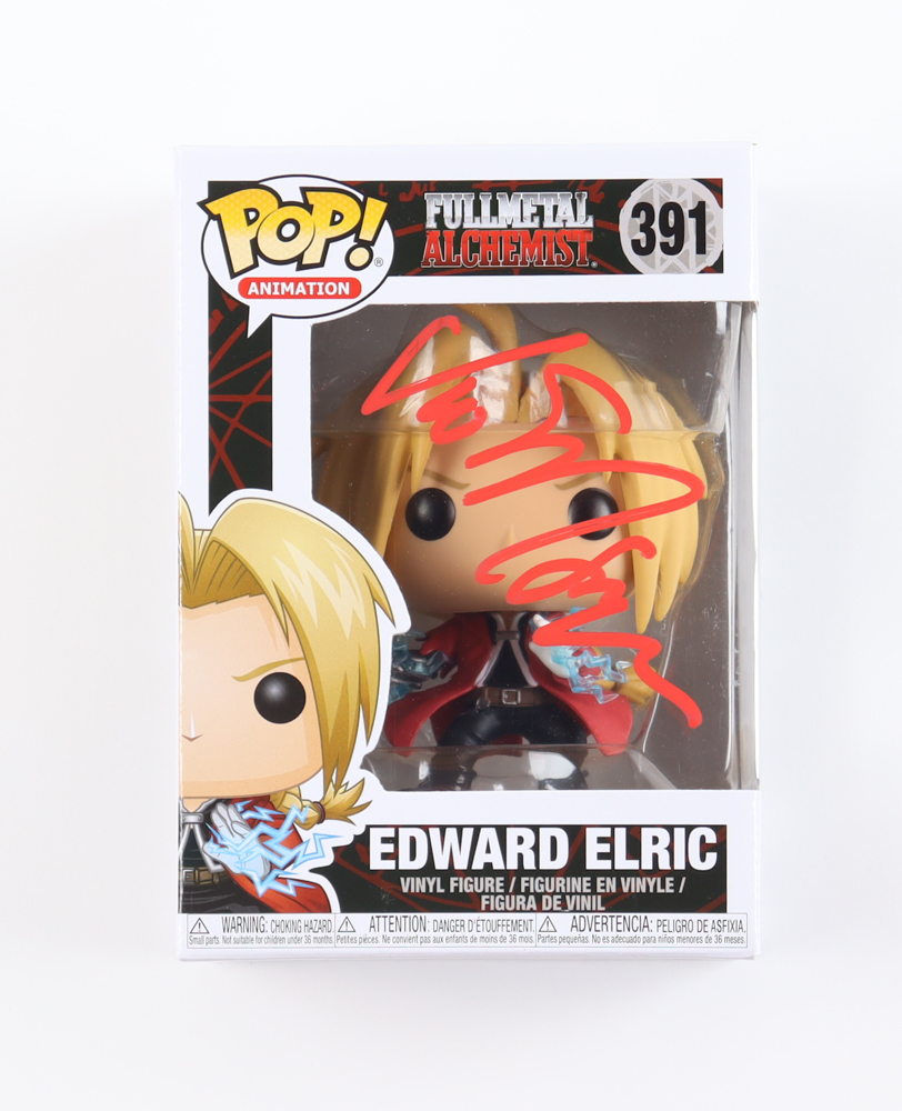 Vic Mignogna Signed "Full Metal Alchemist" #391 Edward Elric Funko Pop! Vinyl Figure (JSA) at PristineAuction.com Vic Mignogna Signed "Full Metal Alchemist" #391 Edward Elric Funko Pop! Vinyl Figure (JSA) at PristineAuction.com