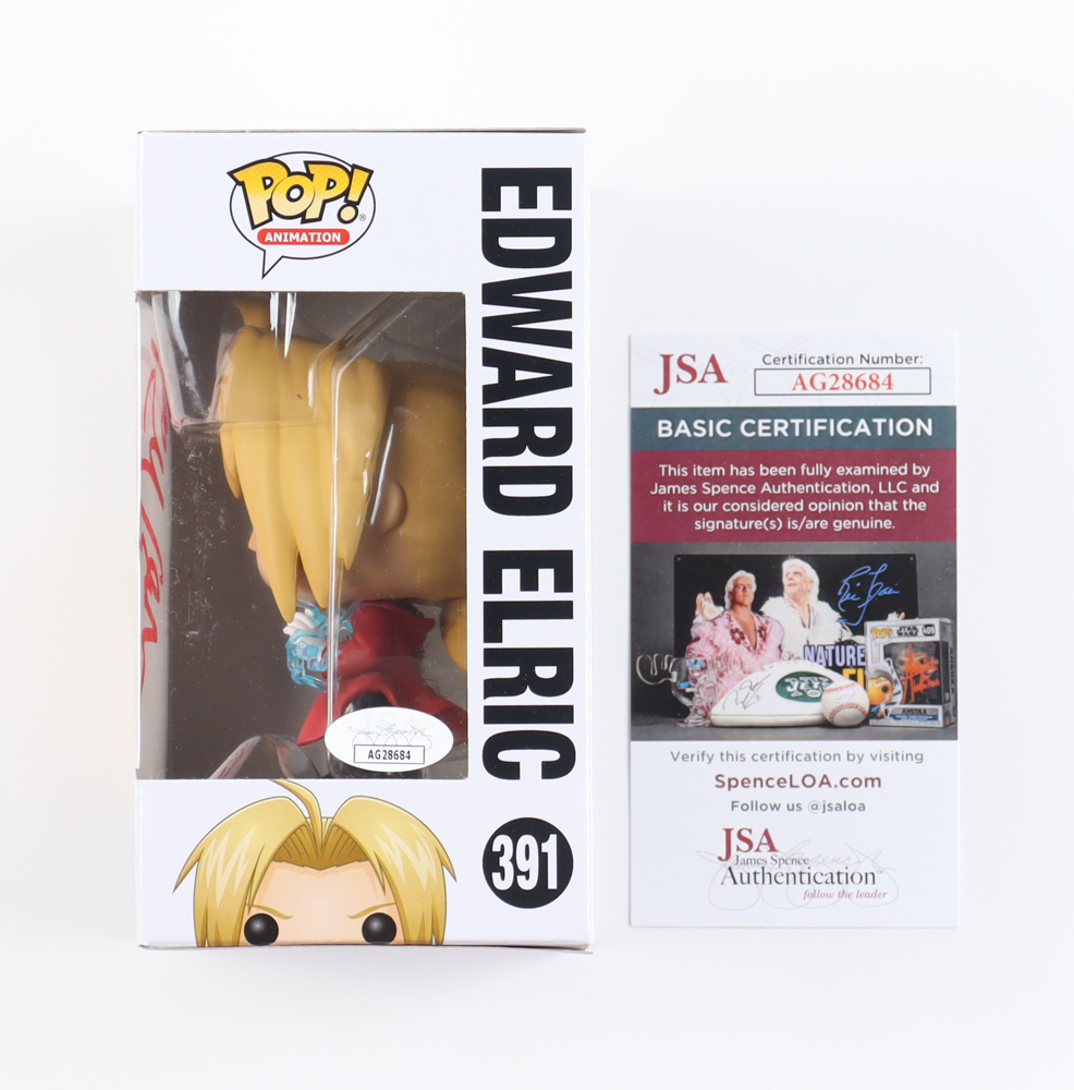 Vic Mignogna Signed "Full Metal Alchemist" #391 Edward Elric Funko Pop! Vinyl Figure (JSA) at PristineAuction.com Vic Mignogna Signed "Full Metal Alchemist" #391 Edward Elric Funko Pop! Vinyl Figure (JSA) at PristineAuction.com