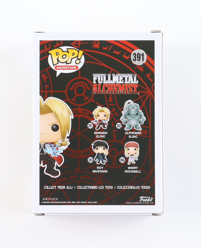 Vic Mignogna Signed "Full Metal Alchemist" #391 Edward Elric Funko Pop! Vinyl Figure (JSA) at PristineAuction.com Vic Mignogna Signed "Full Metal Alchemist" #391 Edward Elric Funko Pop! Vinyl Figure (JSA) at PristineAuction.com