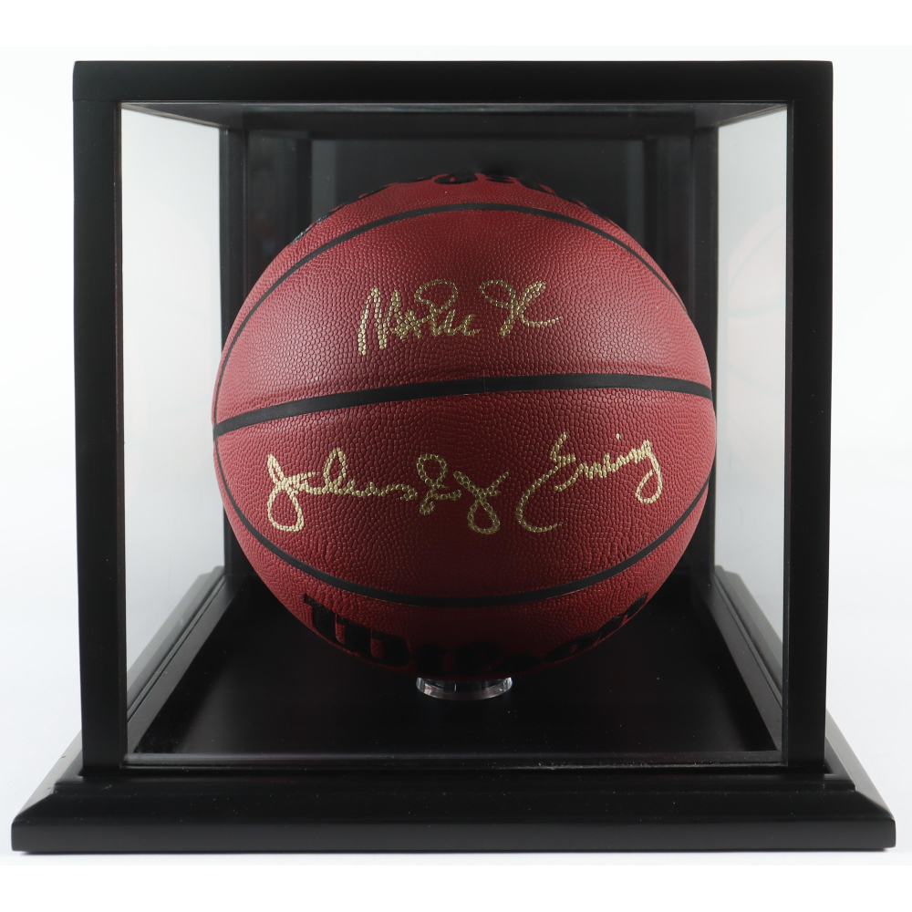Julius Erving & Magic Johnson Signed NBA Basketball Edition