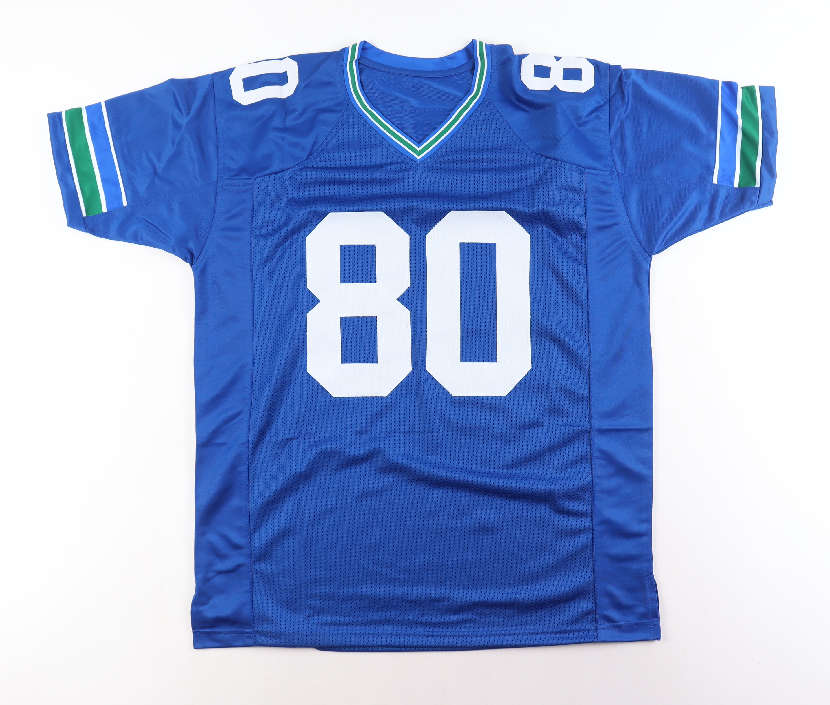 Steve Largent Signed Jersey Inscribed "HOF 95" (Schwartz) at PristineAuction.com Steve Largent Signed Jersey Inscribed "HOF 95" (Schwartz) at PristineAuction.com