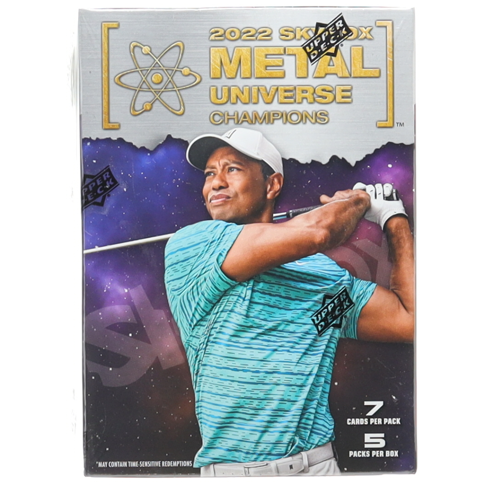 2022 Upper Deck Skybox Metal Universe Champions Blaster Box with (5) Packs at PristineAuction.com