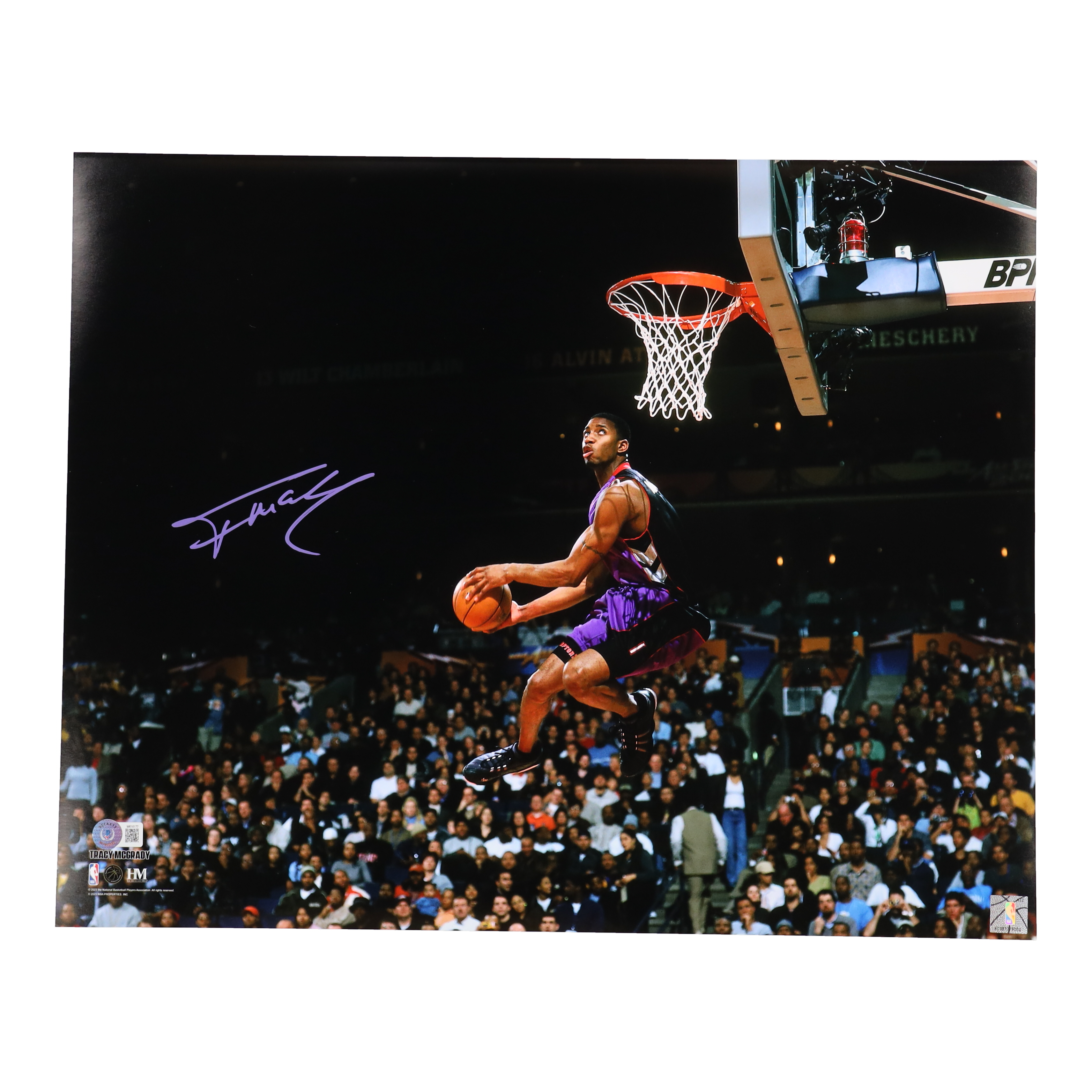 Tracy McGrady Signed Raptors 16x20 Photo (Beckett) at PristineAuction.com Tracy McGrady Signed Raptors 16x20 Photo (Beckett) at PristineAuction.com