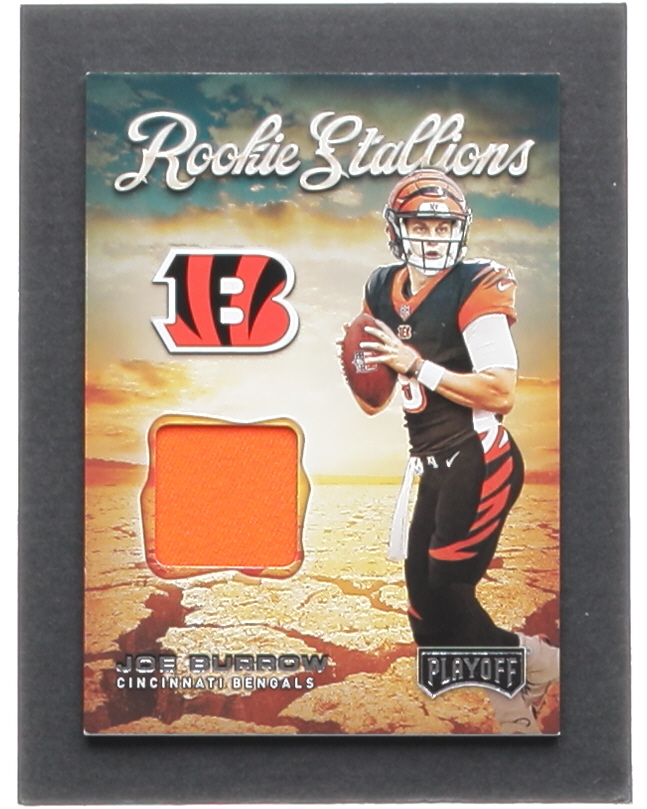 Joe Burrow 2020 Playoff Rookie Stallions Jerseys #1 RC at PristineAuction.com Joe Burrow 2020 Playoff Rookie Stallions Jerseys #1 RC at PristineAuction.com