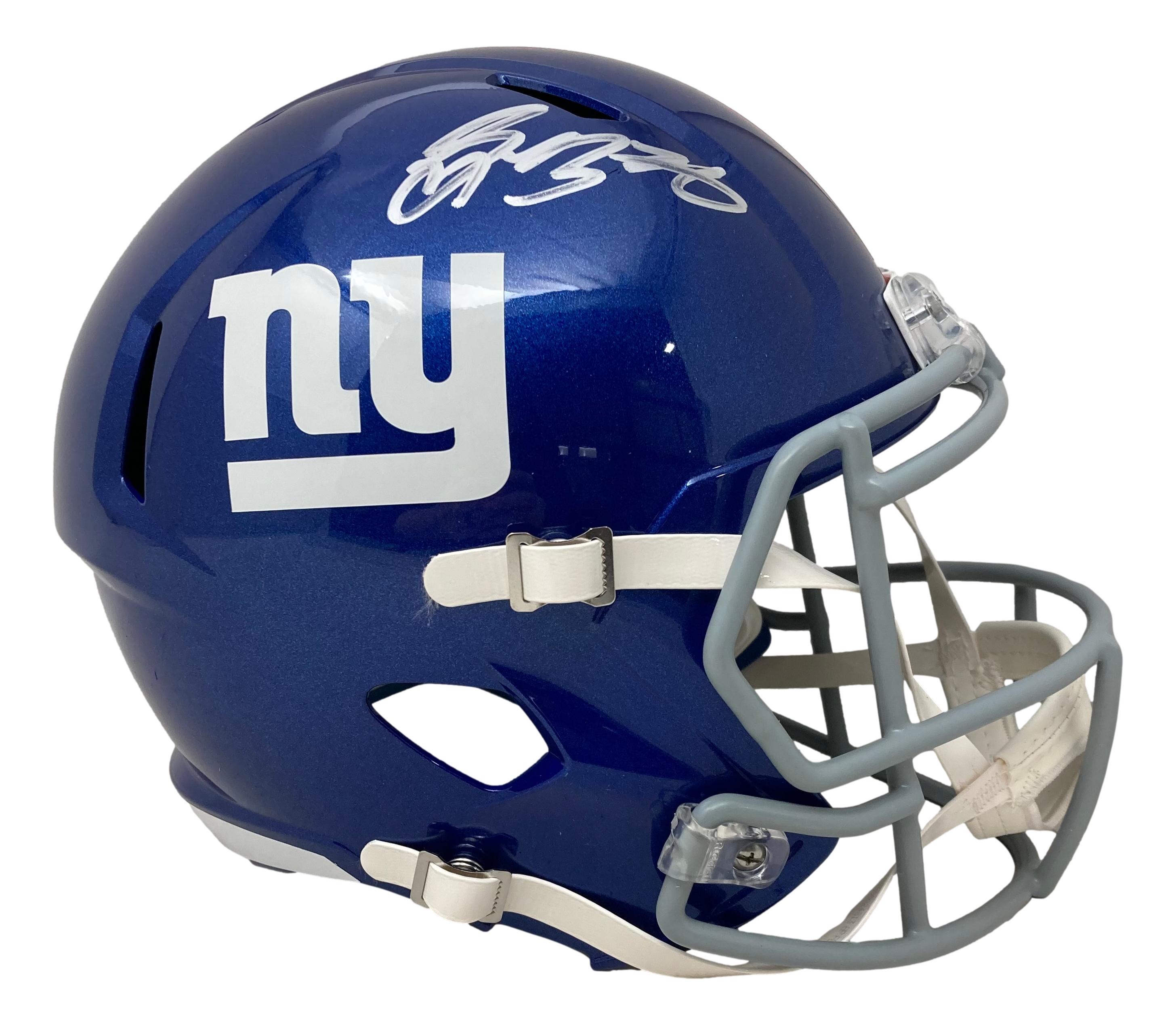 Saquon Barkley Signed Giants Full-Size Speed Helmet (PSA) at PristineAuction.com Saquon Barkley Signed Giants Full-Size Speed Helmet (PSA) at PristineAuction.com