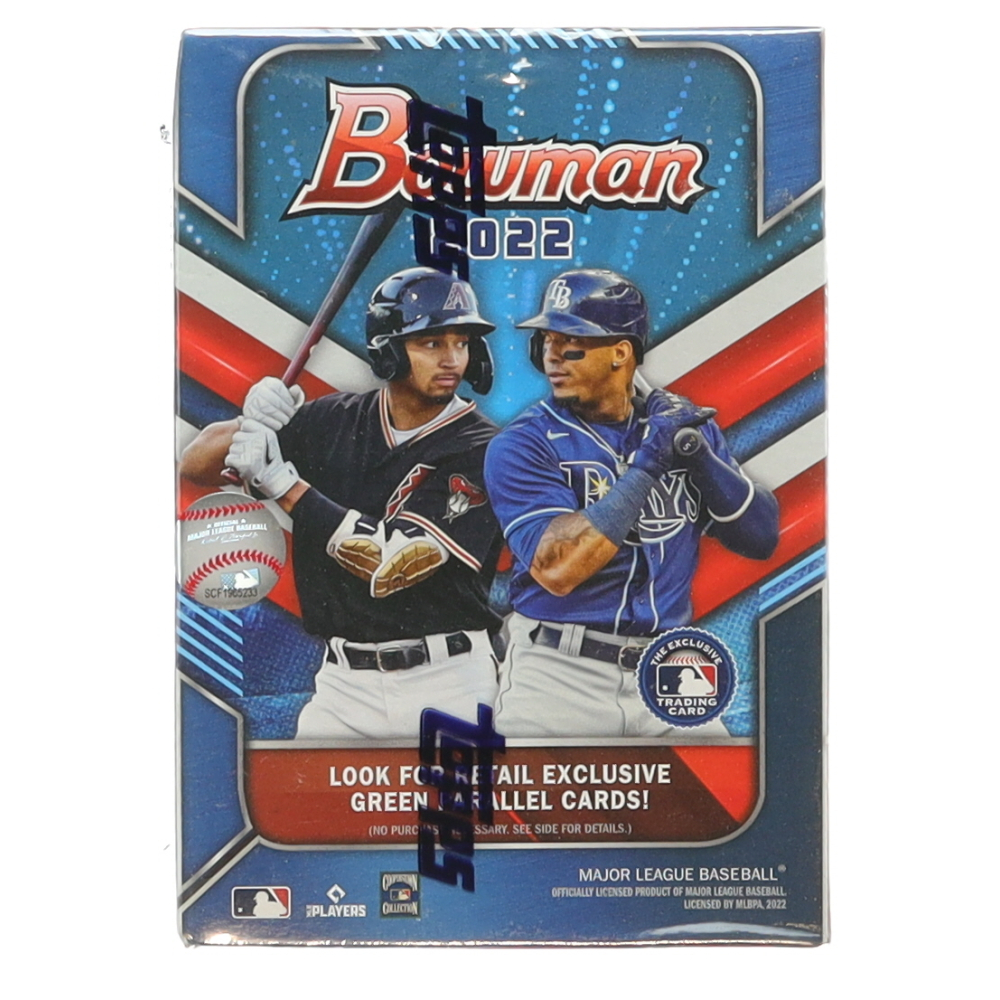 2022 Bowman Baseball Blaster Box with (6) Packs Pristine Auction