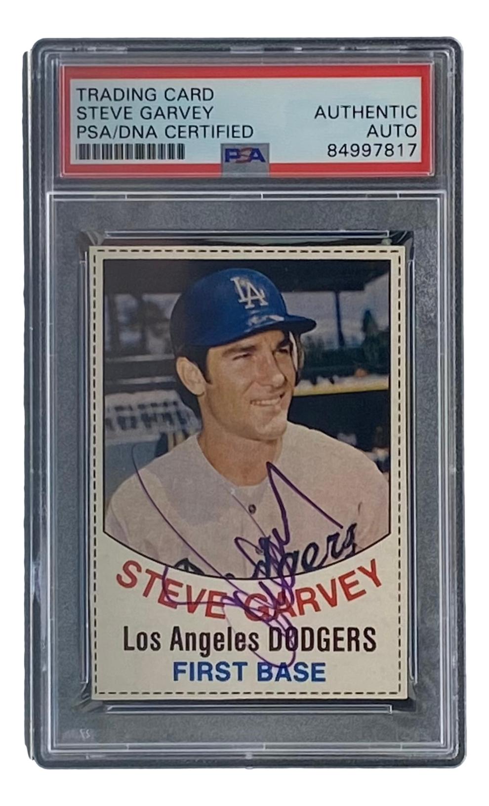 Steve Garvey Signed 1977 Hostess #35 SP (PSA) at PristineAuction.com Steve Garvey Signed 1977 Hostess #35 SP (PSA) at PristineAuction.com