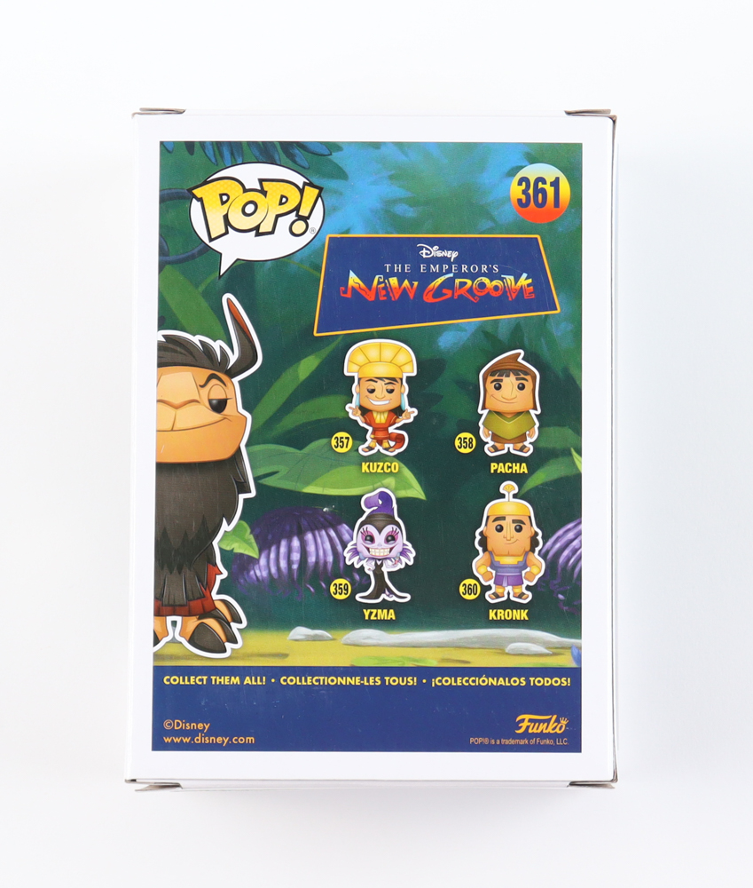 David Spade Signed Disney "The Emperor's New Groove" #361 Kuzco Funko Pop! Vinyl Figure (Beckett) at PristineAuction.com David Spade Signed Disney "The Emperor's New Groove" #361 Kuzco Funko Pop! Vinyl Figure (Beckett) at PristineAuction.com