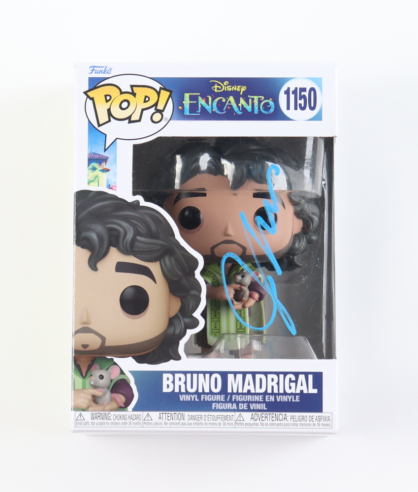John Leguizamo Signed "Encanto" #1150 Bruno Madrigal Funko Pop! Vinyl Figure (Beckett) at PristineAuction.com John Leguizamo Signed "Encanto" #1150 Bruno Madrigal Funko Pop! Vinyl Figure (Beckett) at PristineAuction.com