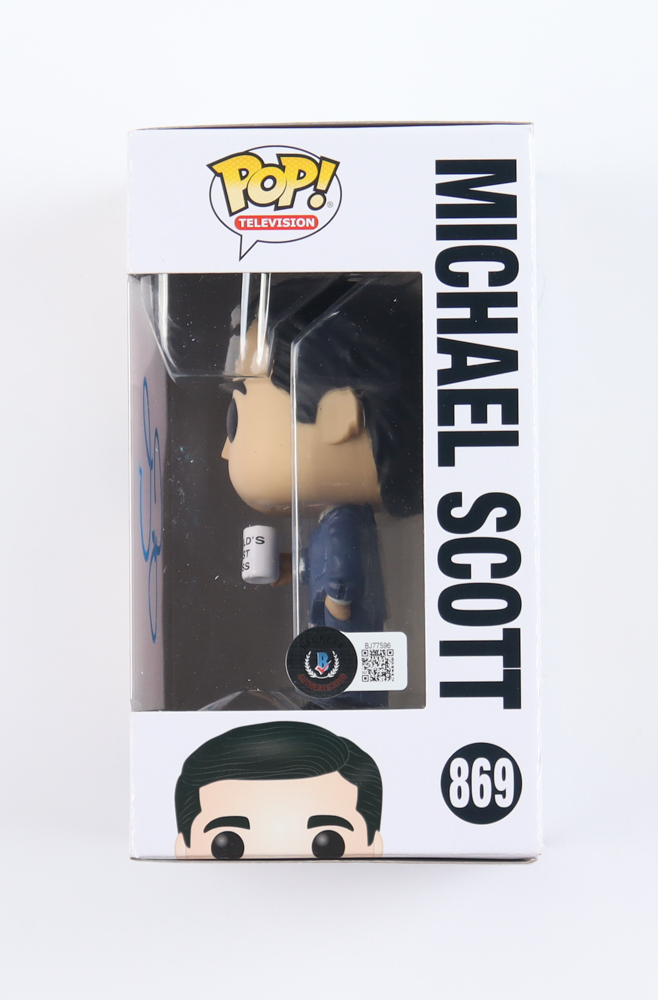 Steve Carell Signed "The Office" #869 Michael Scott Funko Pop! Vinyl Figure (Beckett) at PristineAuction.com Steve Carell Signed "The Office" #869 Michael Scott Funko Pop! Vinyl Figure (Beckett) at PristineAuction.com