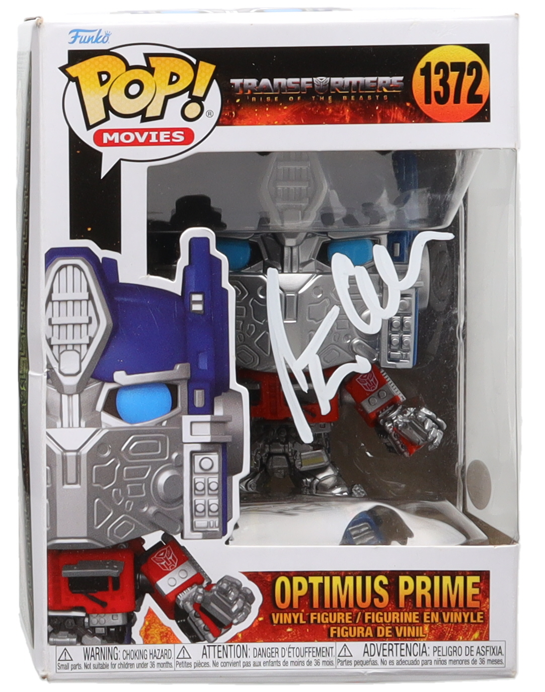 Peter Cullen Signed "Transformers: Rise of the Beasts" #1372 Optimus Prime Funko Pop! Vinyl Figure (JSA) at PristineAuction.com Peter Cullen Signed "Transformers: Rise of the Beasts" #1372 Optimus Prime Funko Pop! Vinyl Figure (JSA) at PristineAuction.com