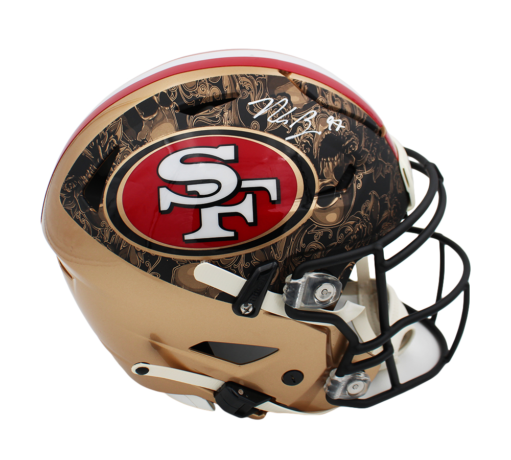 Nick Bosa Signed 49ers Full-Size Authentic On-Field Custom SpeedFlex Helmet (Beckett) at PristineAuction.com Nick Bosa Signed 49ers Full-Size Authentic On-Field Custom SpeedFlex Helmet (Beckett) at PristineAuction.com