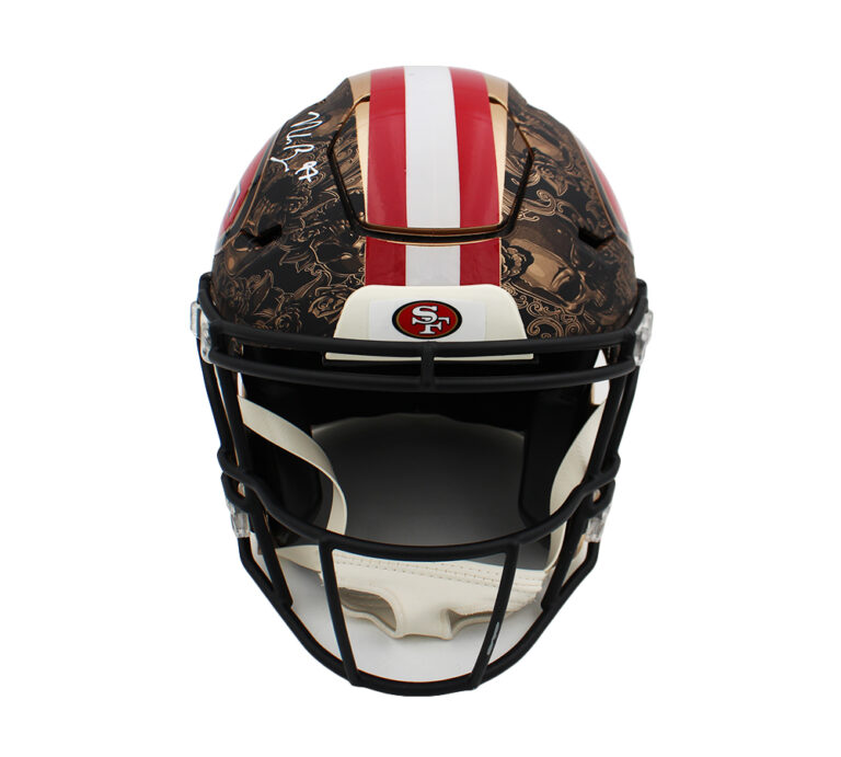 Nick Bosa Signed 49ers Full-Size Authentic On-Field Custom SpeedFlex Helmet (Beckett) at PristineAuction.com Nick Bosa Signed 49ers Full-Size Authentic On-Field Custom SpeedFlex Helmet (Beckett) at PristineAuction.com