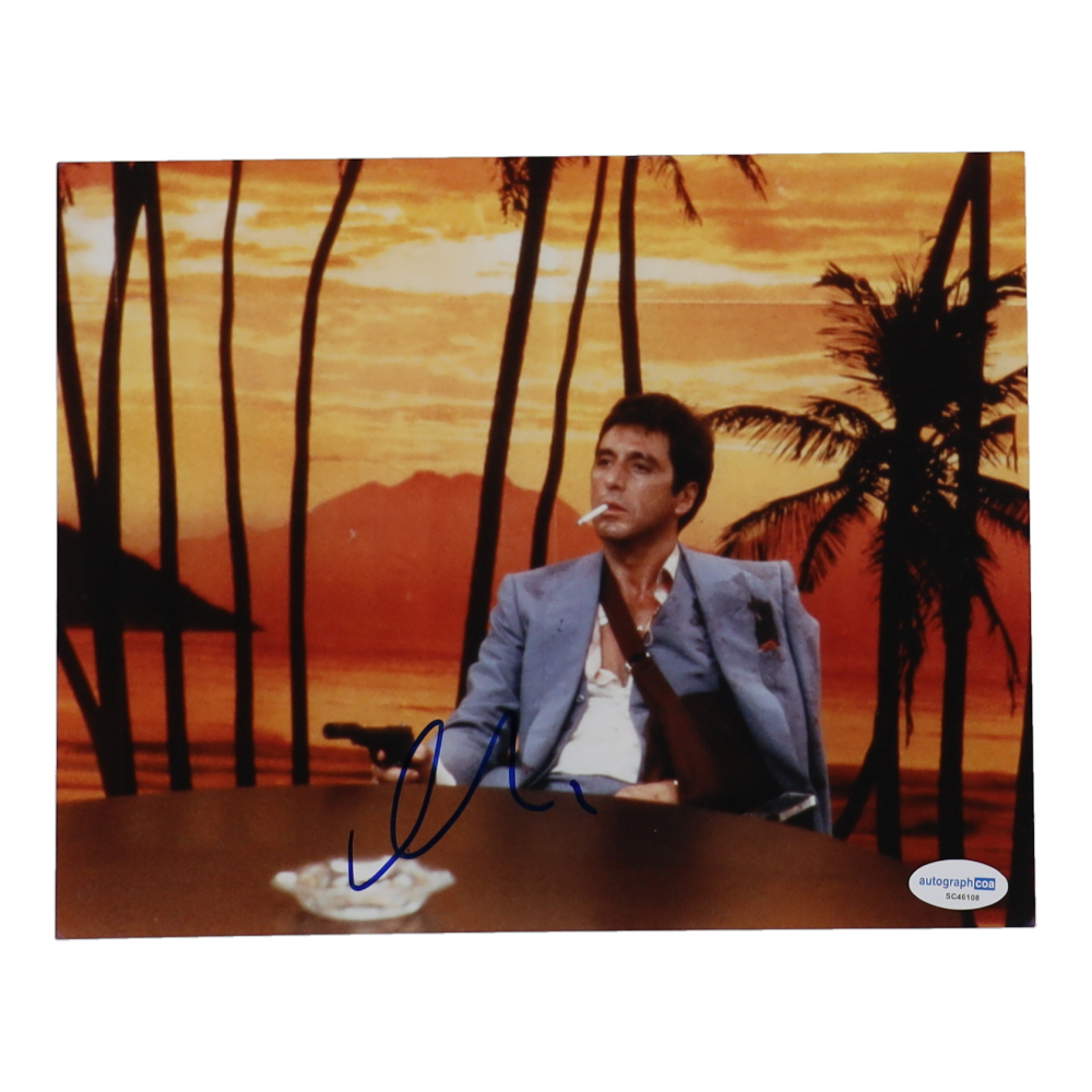 Autographe Signé Al Pacino 8x10 - SCARFACE Tony Montana - Avec Certificat D'authenticité