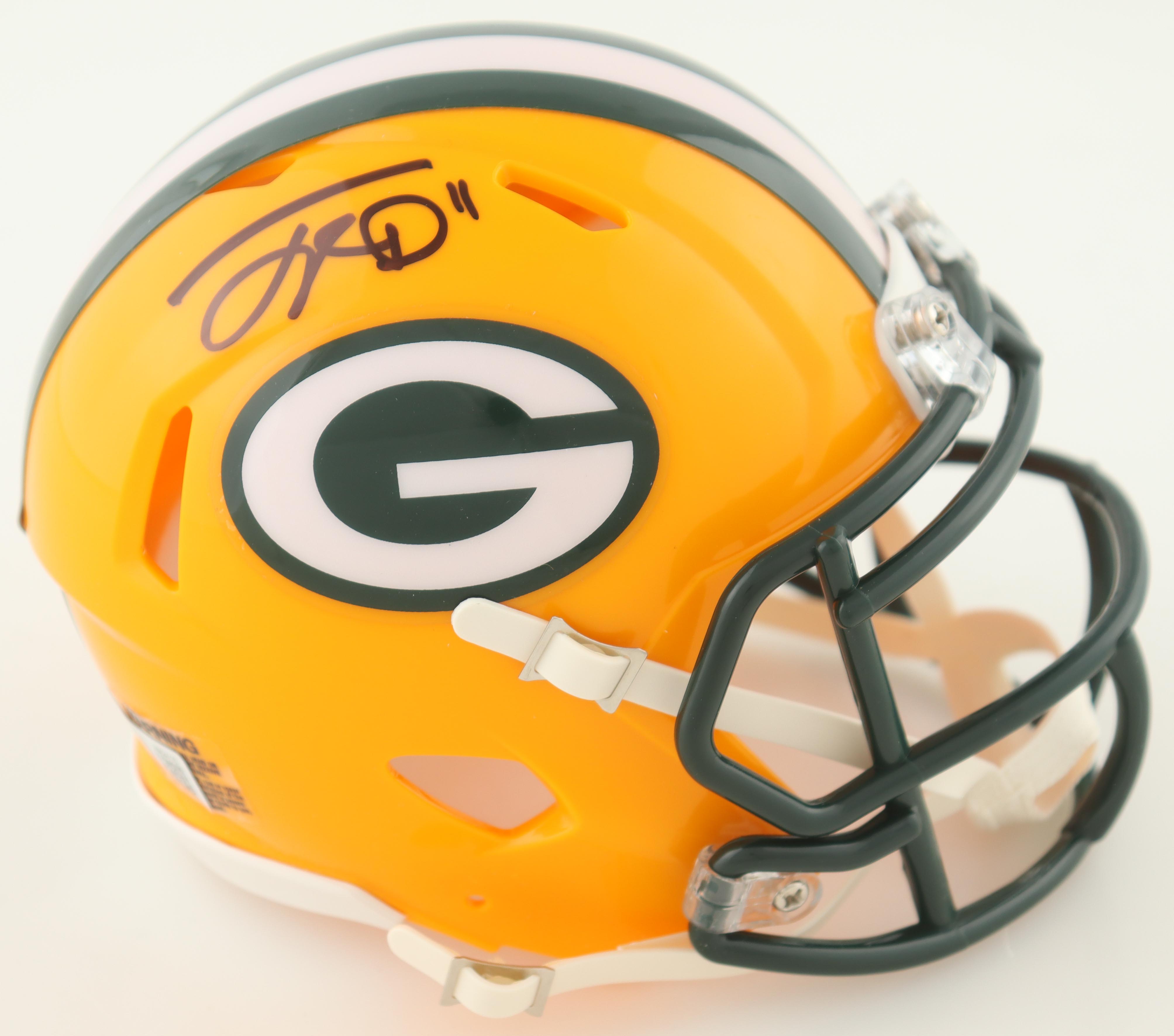 Jayden Reed Signed Packers Speed Mini Helmet (Beckett) at PristineAuction.com Jayden Reed Signed Packers Speed Mini Helmet (Beckett) at PristineAuction.com