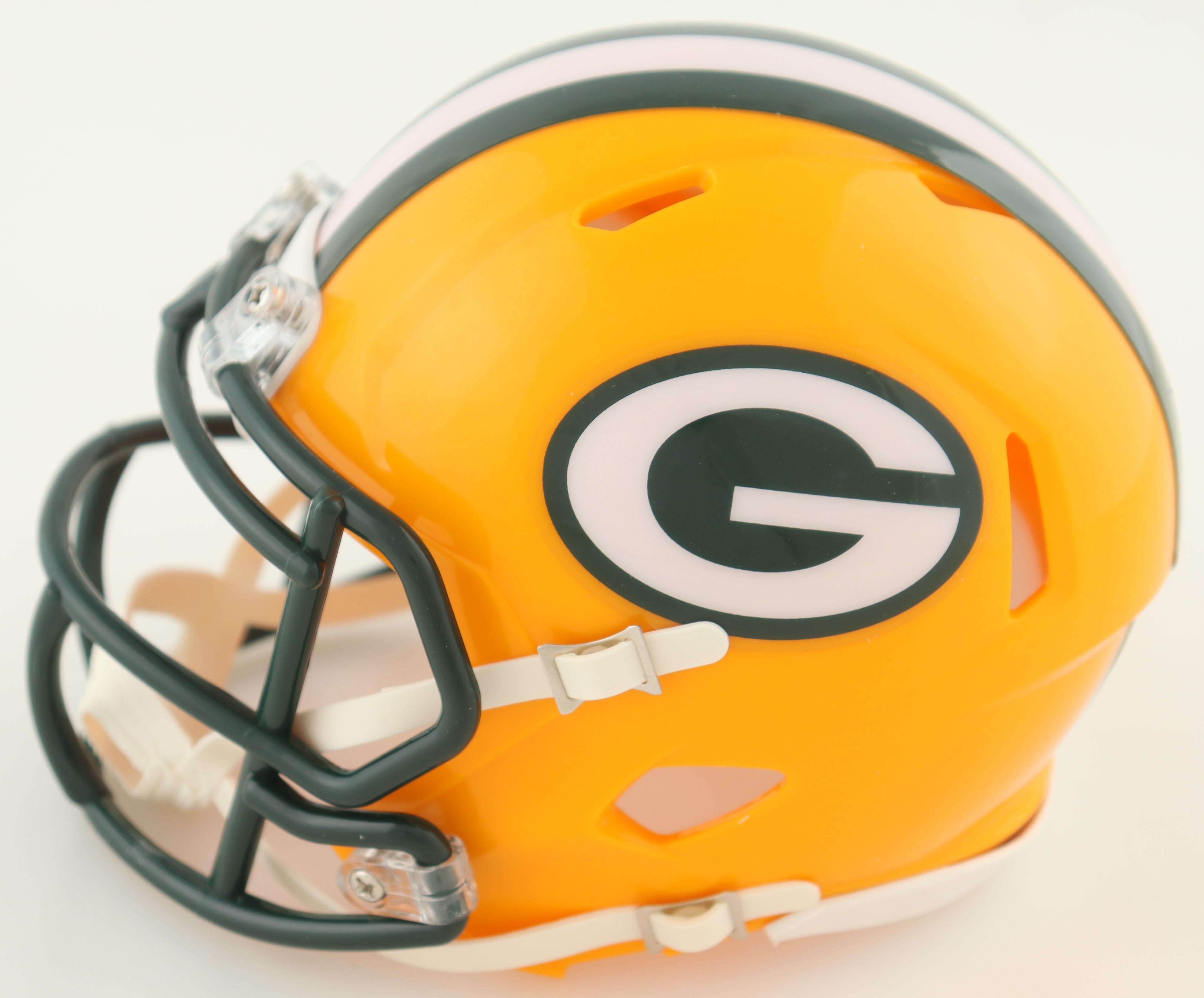 Jayden Reed Signed Packers Speed Mini Helmet (Beckett) at PristineAuction.com Jayden Reed Signed Packers Speed Mini Helmet (Beckett) at PristineAuction.com