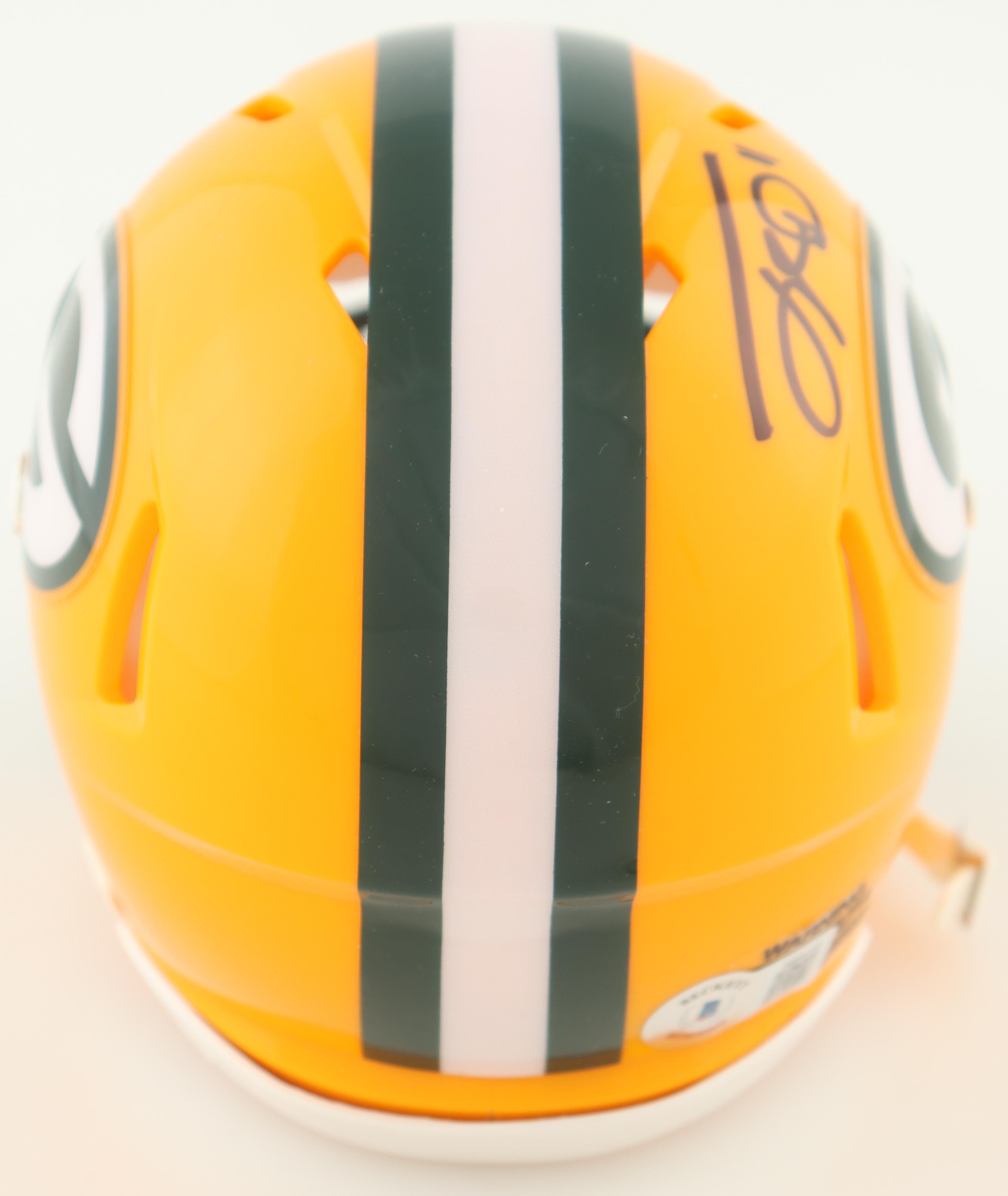 Jayden Reed Signed Packers Speed Mini Helmet (Beckett) at PristineAuction.com Jayden Reed Signed Packers Speed Mini Helmet (Beckett) at PristineAuction.com