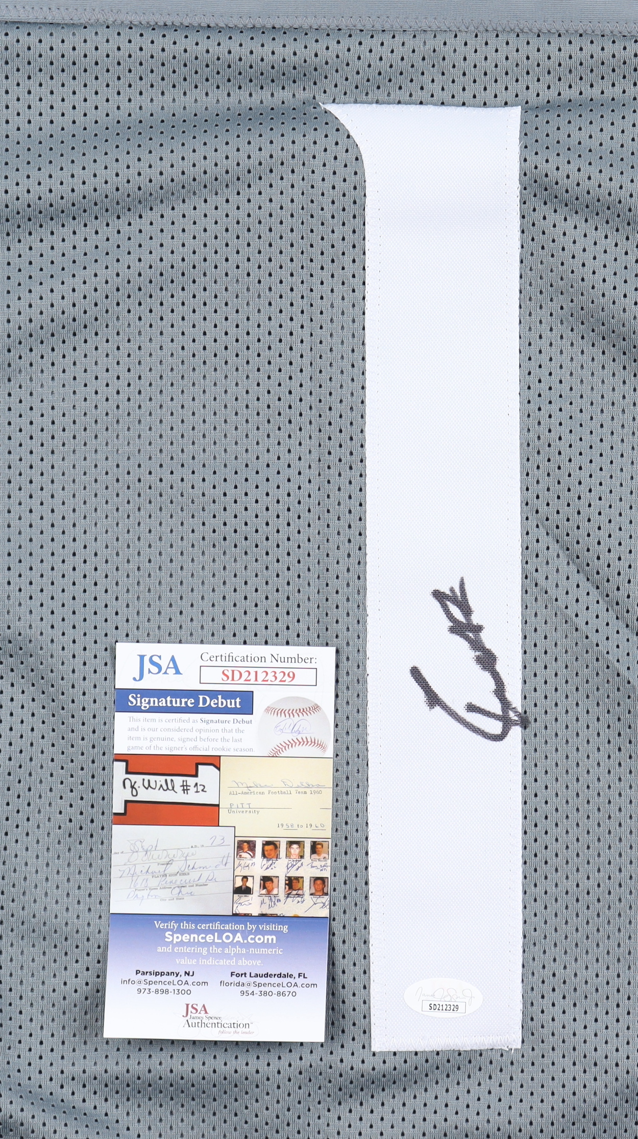 Cameron Ward Signed Jersey (JSA) at PristineAuction.com Cameron Ward Signed Jersey (JSA) at PristineAuction.com