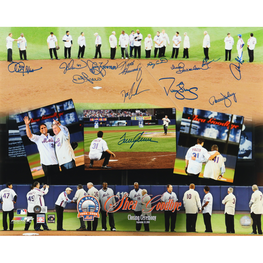 Mets Greats 16x20 Photo Signed by (13) with Tom Seaver, Cleon Jones ...