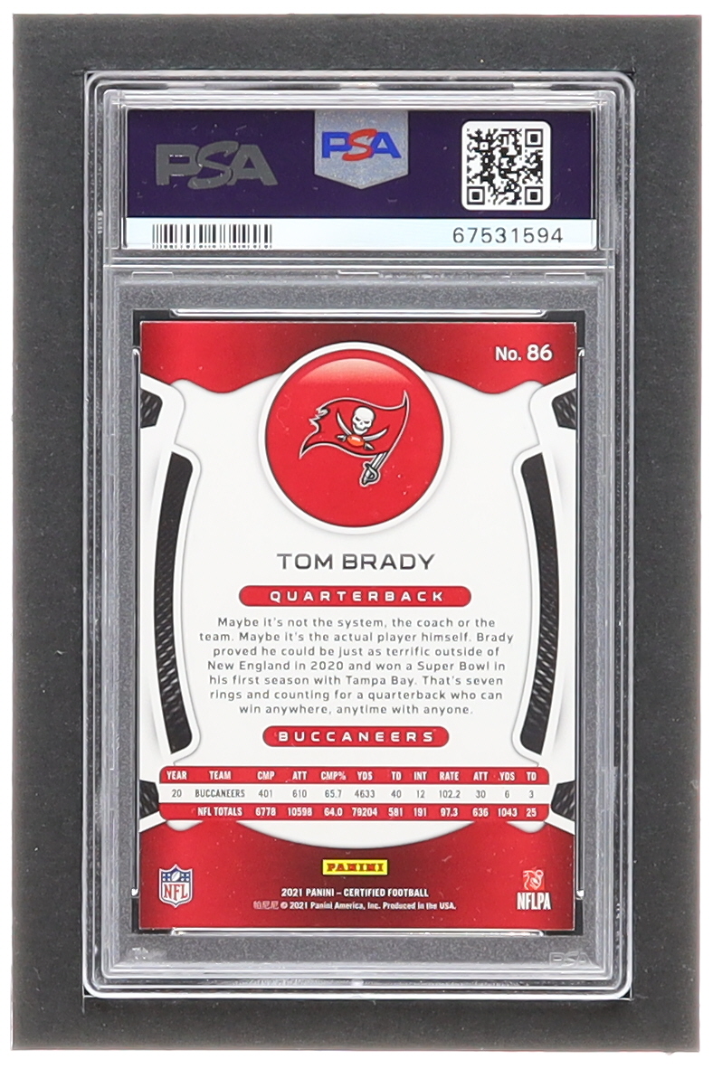 Tom Brady 2021 Certified #86 (PSA 9) at PristineAuction.com Tom Brady 2021 Certified #86 (PSA 9) at PristineAuction.com