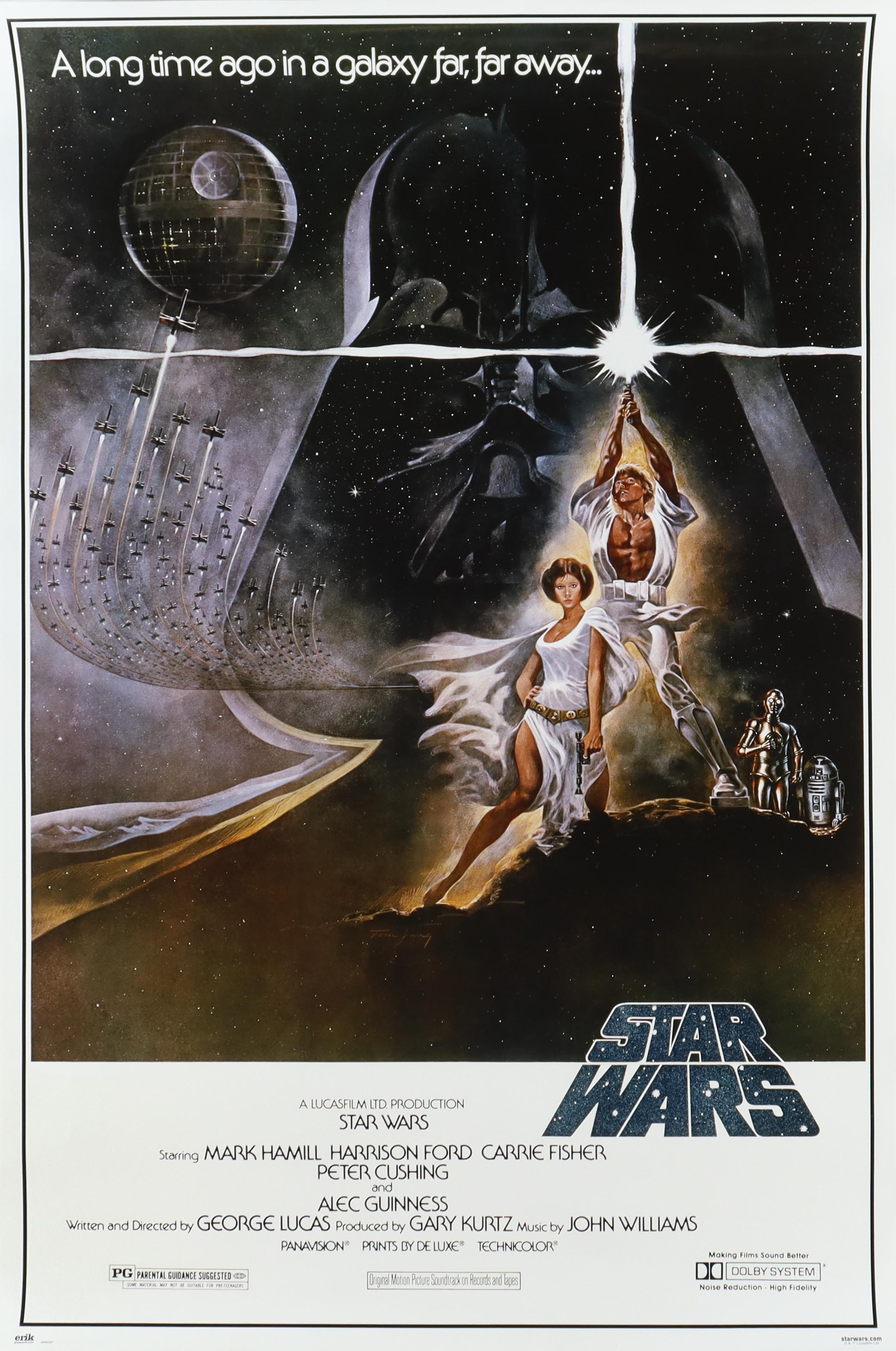 Complete Set of (3) "Star Wars" 24x36 Movie Posters with "Star Wars", "The Empire Strikes Back" & "Return of the Jedi" at PristineAuction.com Complete Set of (3) "Star Wars" 24x36 Movie Posters with "Star Wars", "The Empire Strikes Back" & "Return of the Jedi" at PristineAuction.com