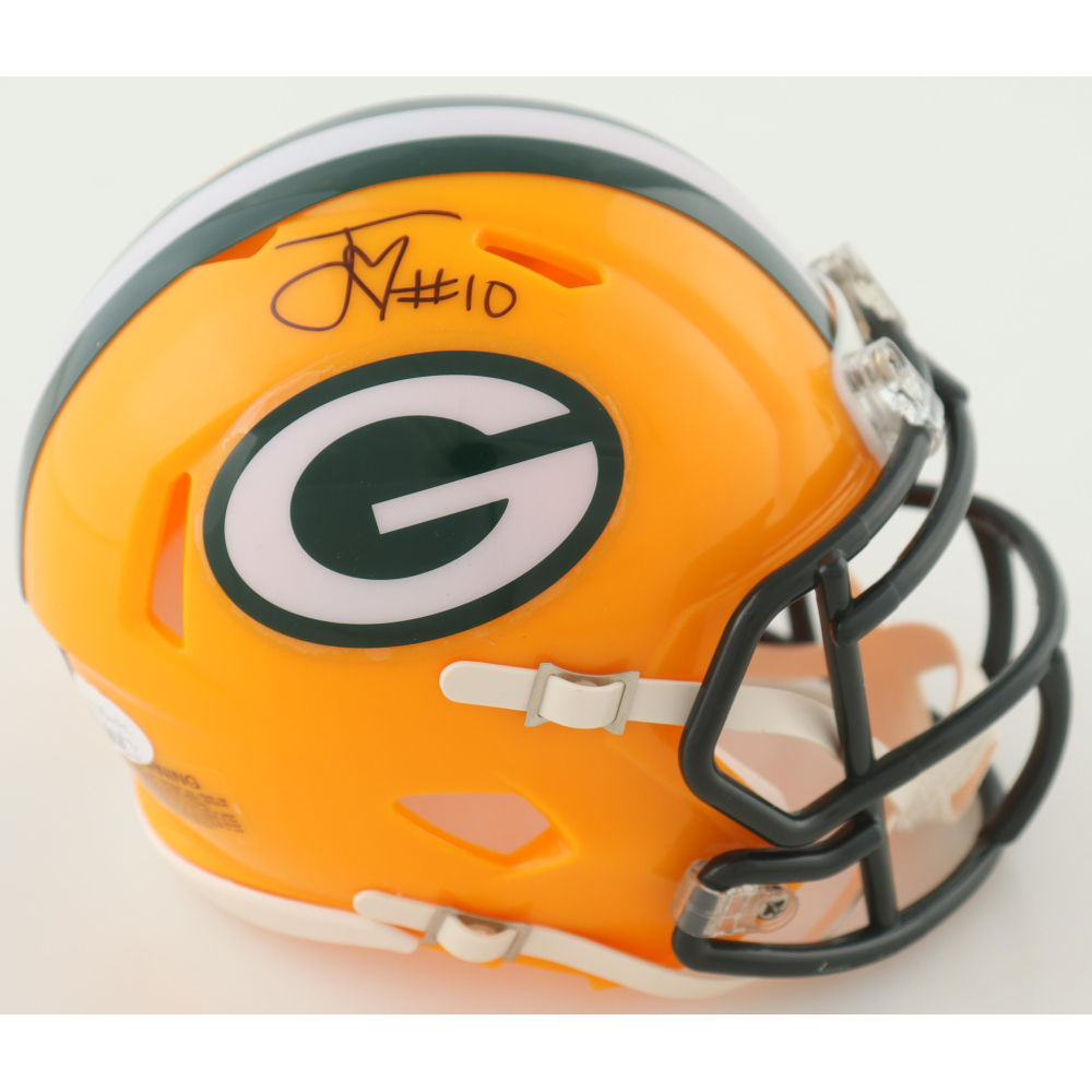 Jordan Love Signed Packers Speed Mini Helmet (JSA) at PristineAuction.com