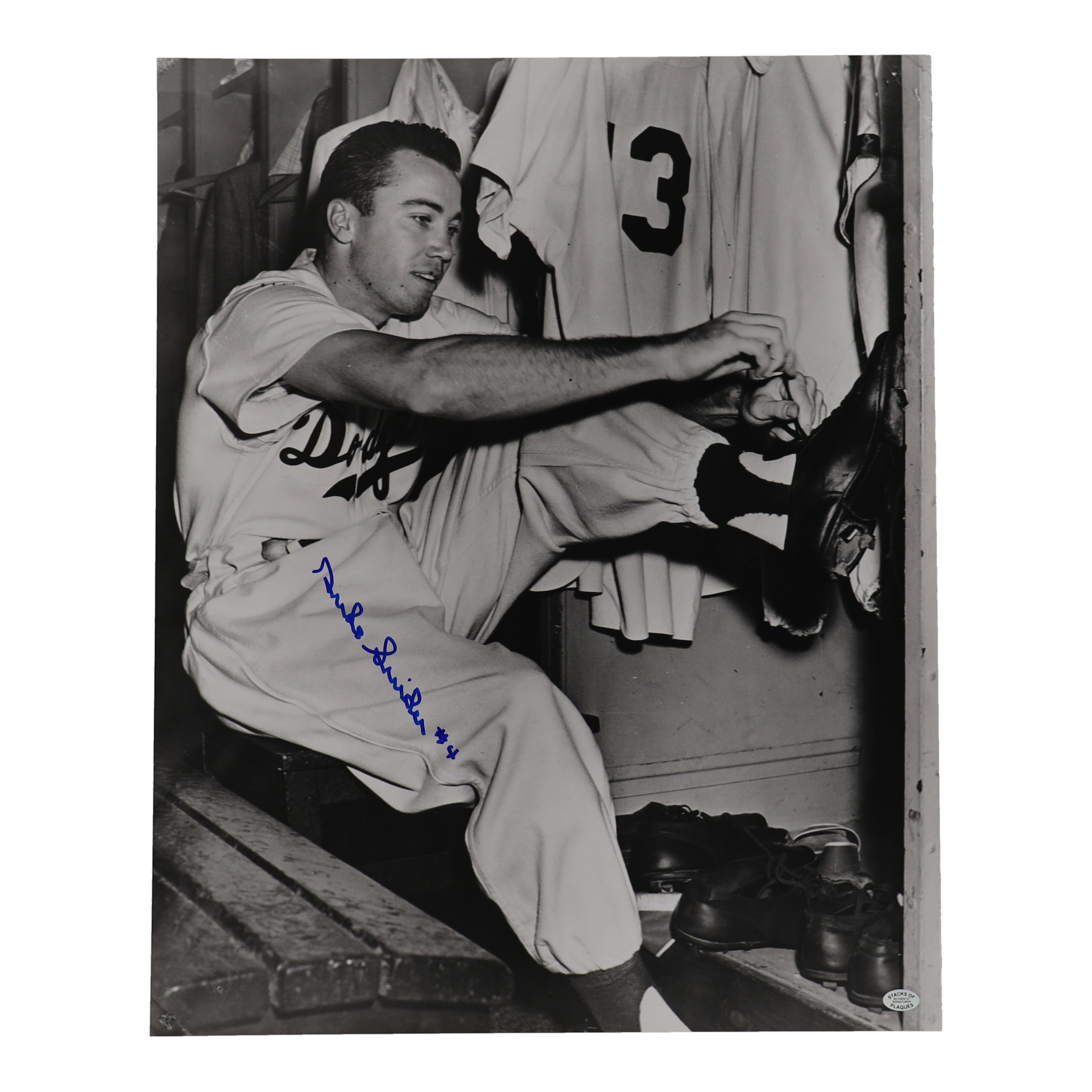 Duke Snider Signed Dodgers 16x20 Photo (Stacks of Plaques) at PristineAuction.com Duke Snider Signed Dodgers 16x20 Photo (Stacks of Plaques) at PristineAuction.com