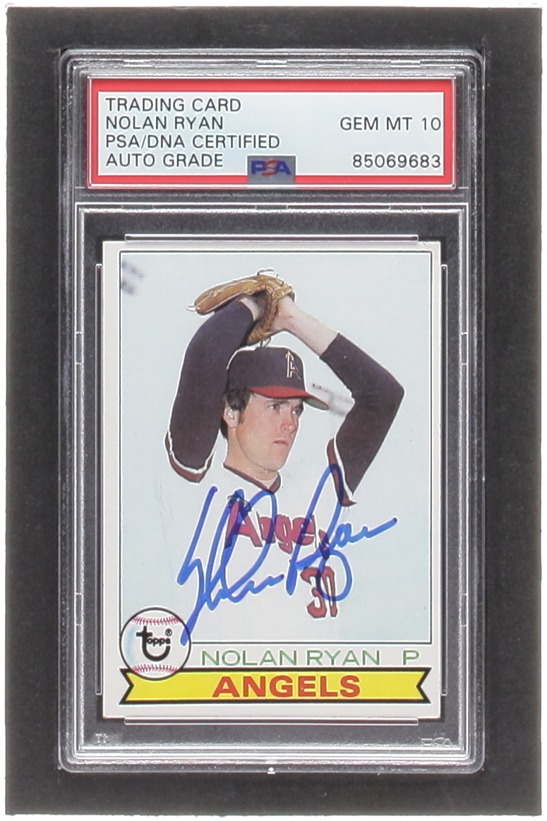 Nolan Ryan Signed 1979 Topps #115 (PSA | Autograph Graded PSA 10) |  Pristine Auction