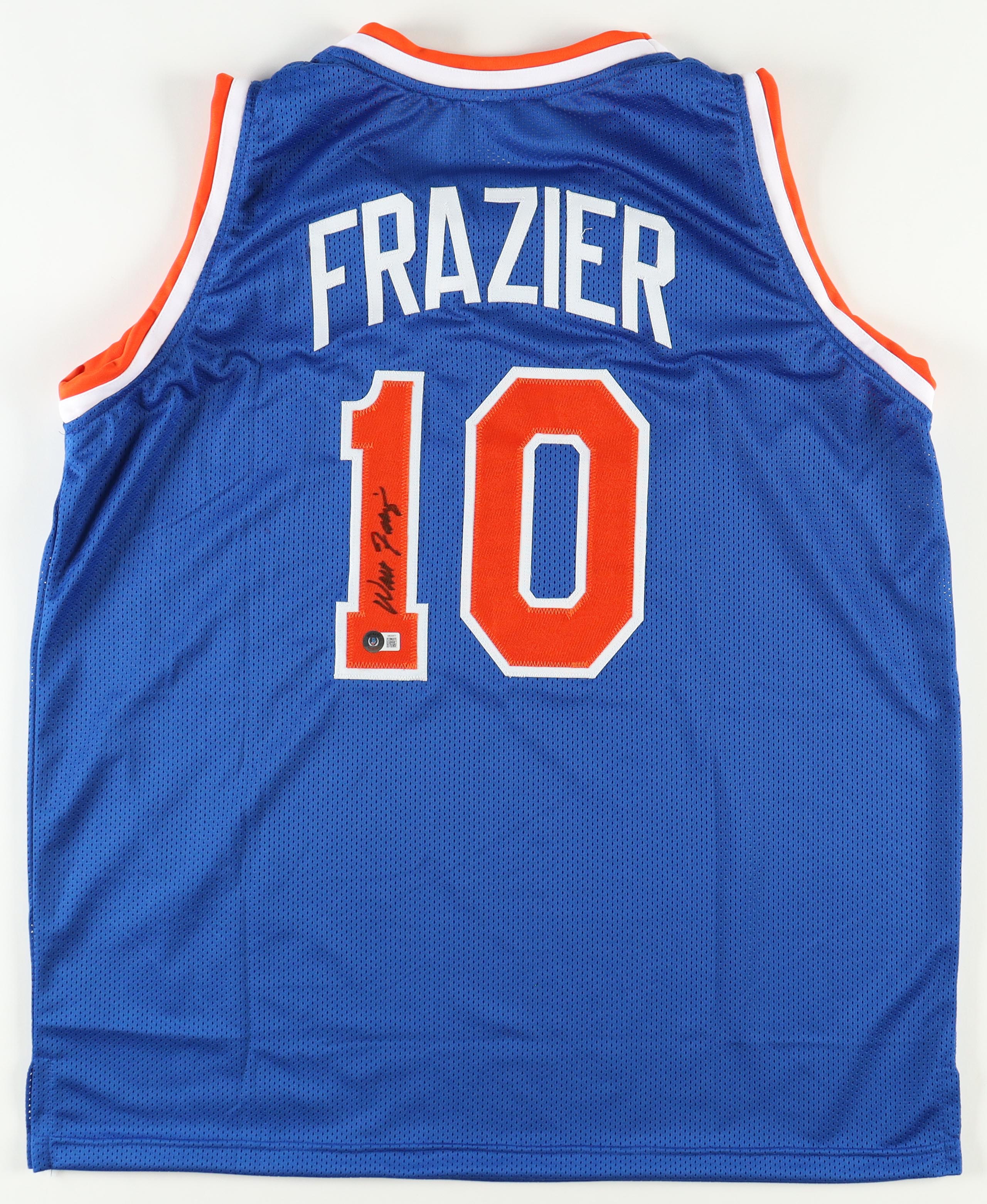 Walt Frazier Signed Jersey (Beckett) at PristineAuction.com Walt Frazier Signed Jersey (Beckett) at PristineAuction.com
