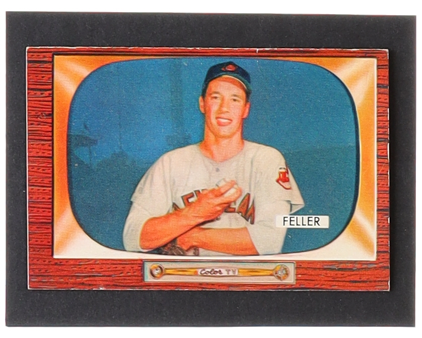 Bob Feller 1955 Bowman #134 at PristineAuction.com Bob Feller 1955 Bowman #134 at PristineAuction.com