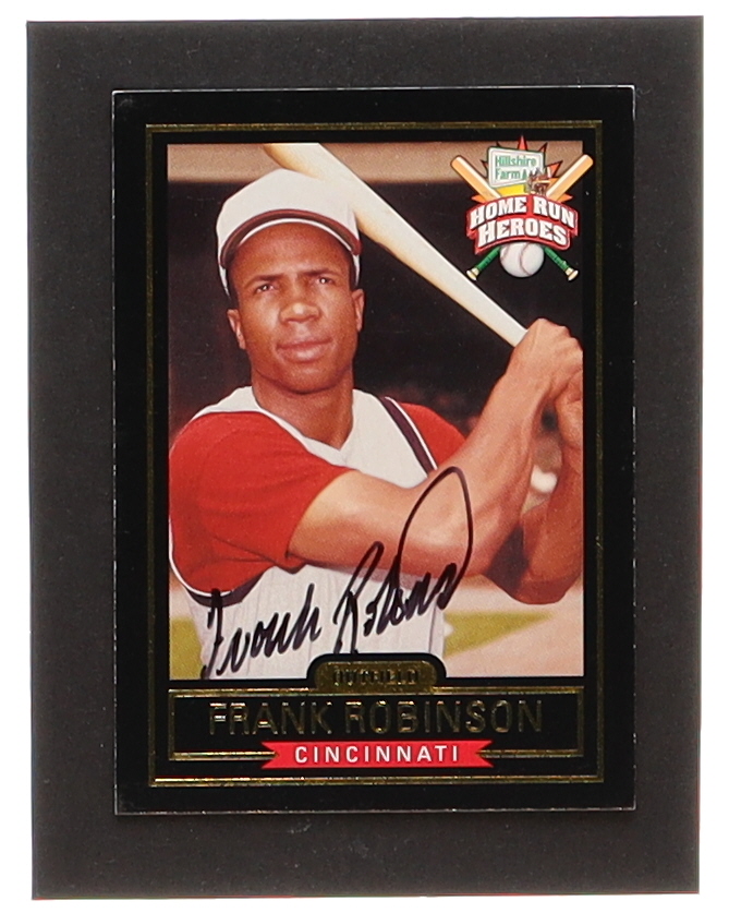 Frank Robinson 1999 Hillshire Farms Home Run Heroes Autographs #3 (Beckett) at PristineAuction.com Frank Robinson 1999 Hillshire Farms Home Run Heroes Autographs #3 (Beckett) at PristineAuction.com