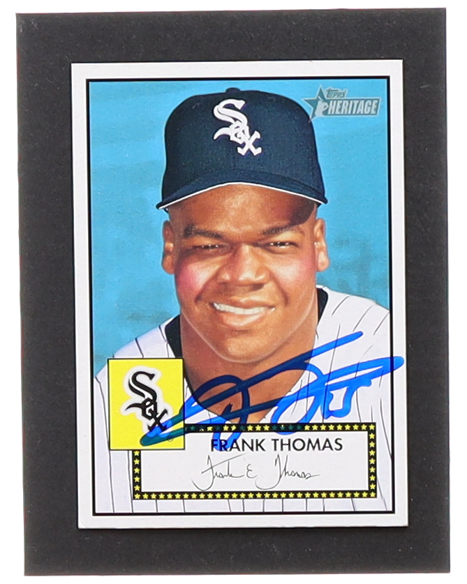Frank Thomas Signed 2001 Topps Heritage #210 (Beckett) at PristineAuction.com Frank Thomas Signed 2001 Topps Heritage #210 (Beckett) at PristineAuction.com