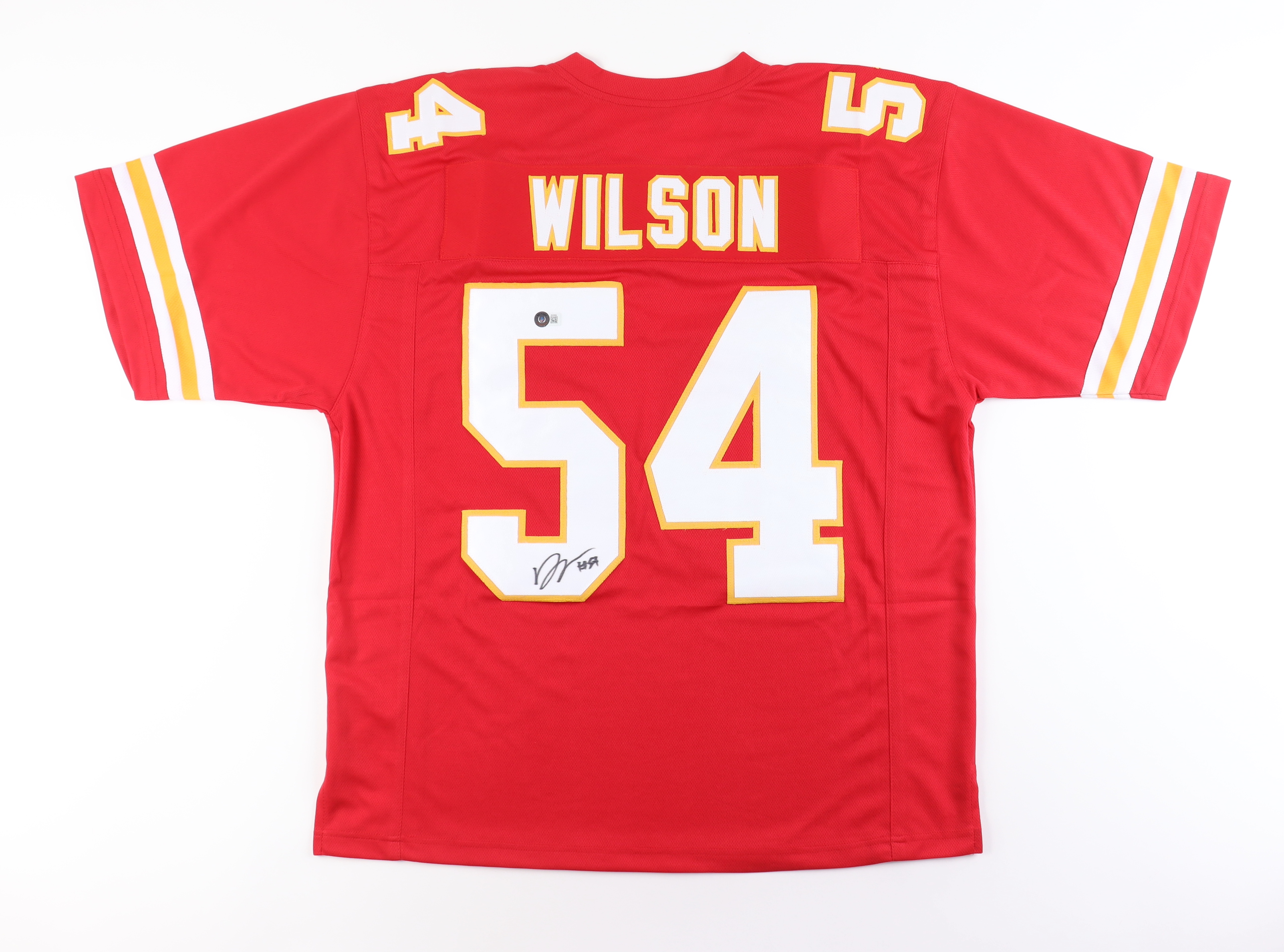 Damien Wilson Signed Jersey (Beckett) at PristineAuction.com Damien Wilson Signed Jersey (Beckett) at PristineAuction.com