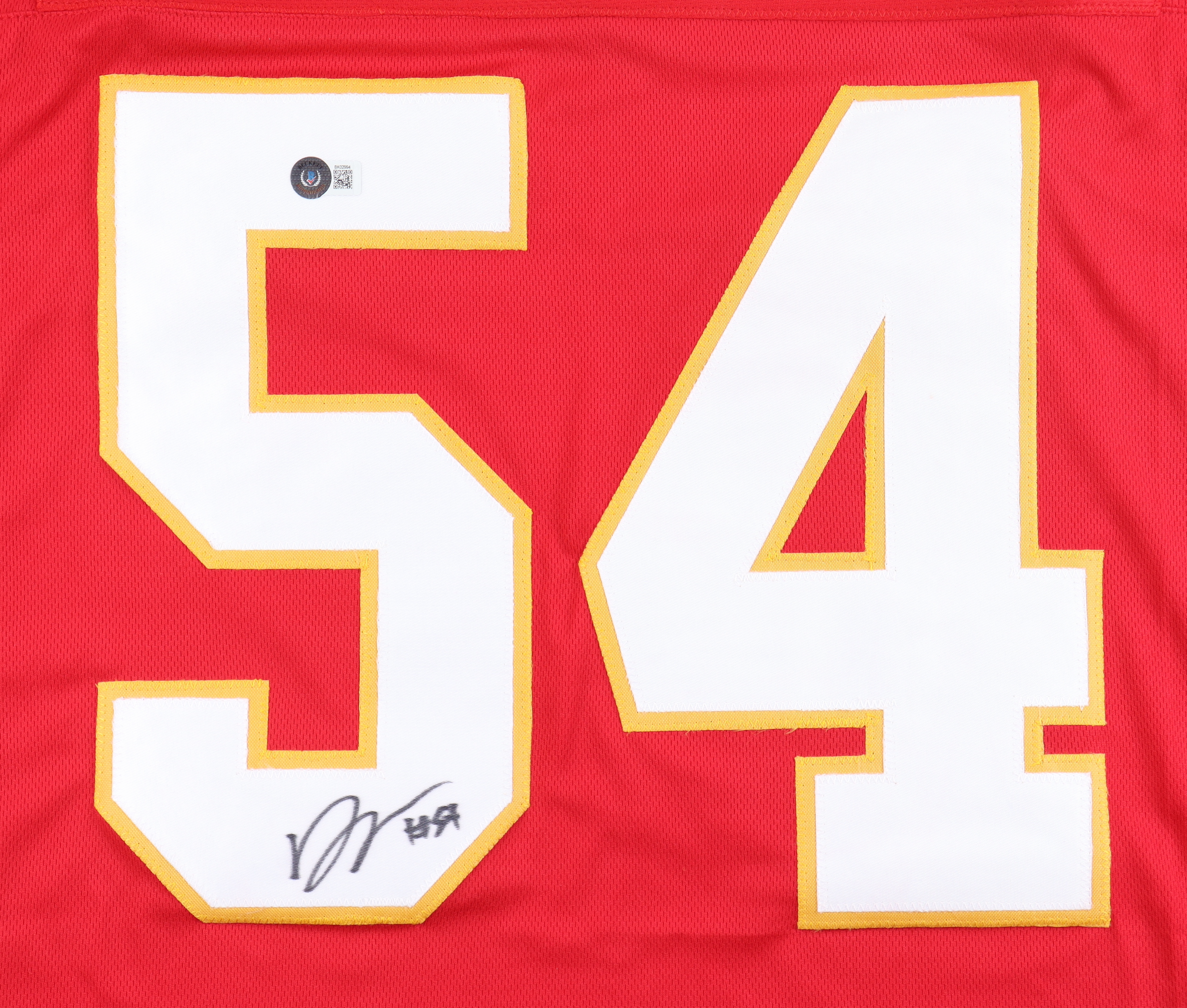 Damien Wilson Signed Jersey (Beckett) at PristineAuction.com Damien Wilson Signed Jersey (Beckett) at PristineAuction.com