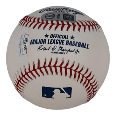 Vladimir Guerrero Jr. & Vladimir Guerrero Sr. Signed OML Baseball