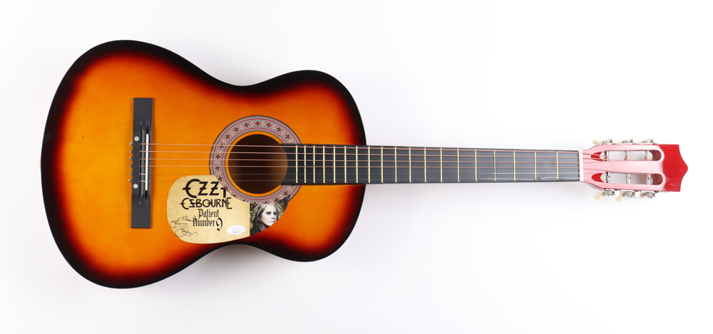 Ozzy Osbourne Signed 38" Acoustic Guitar (JSA) at PristineAuction.com Ozzy Osbourne Signed 38" Acoustic Guitar (JSA) at PristineAuction.com