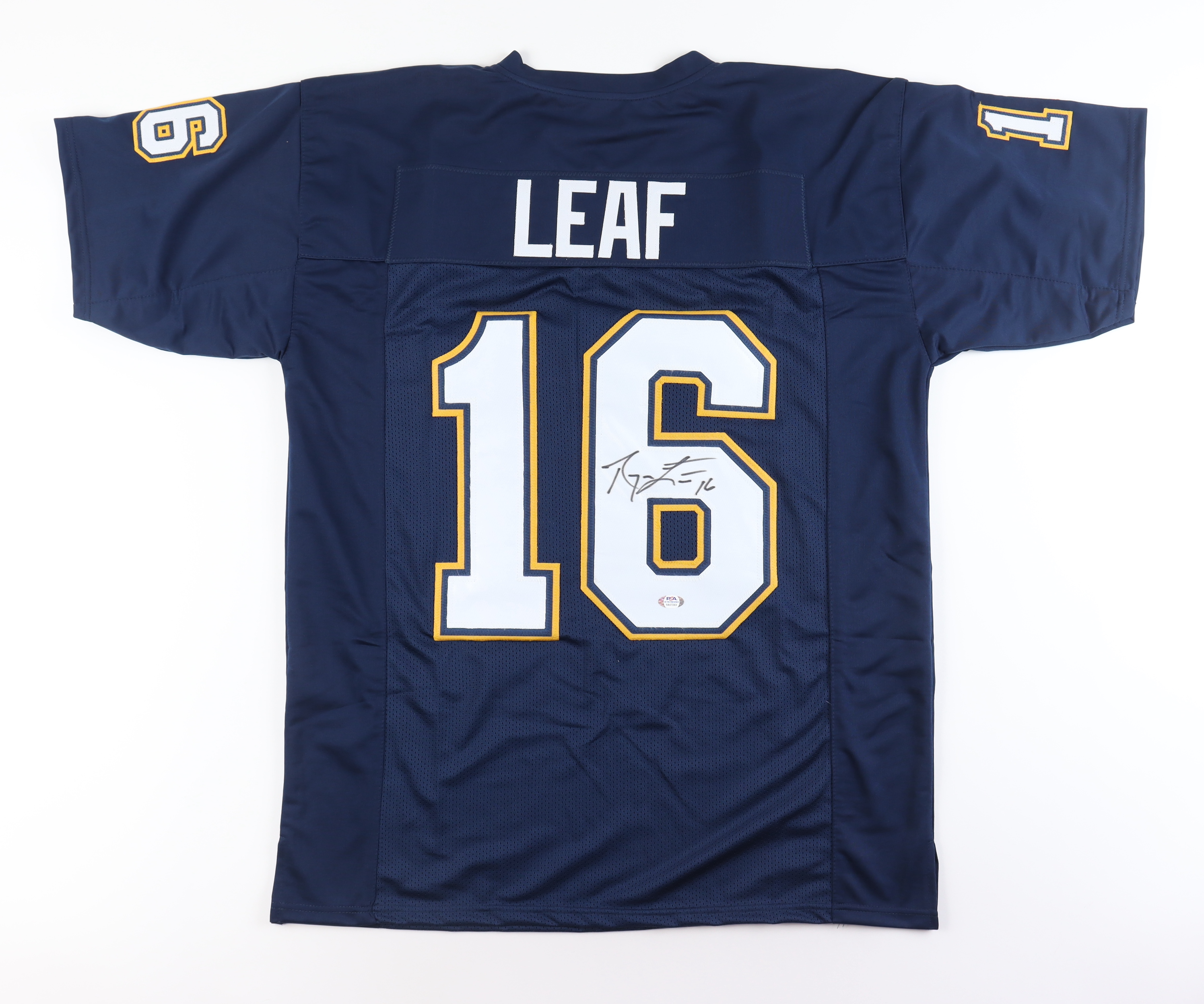Ryan Leaf Signed Jersey (PSA) at PristineAuction.com Ryan Leaf Signed Jersey (PSA) at PristineAuction.com
